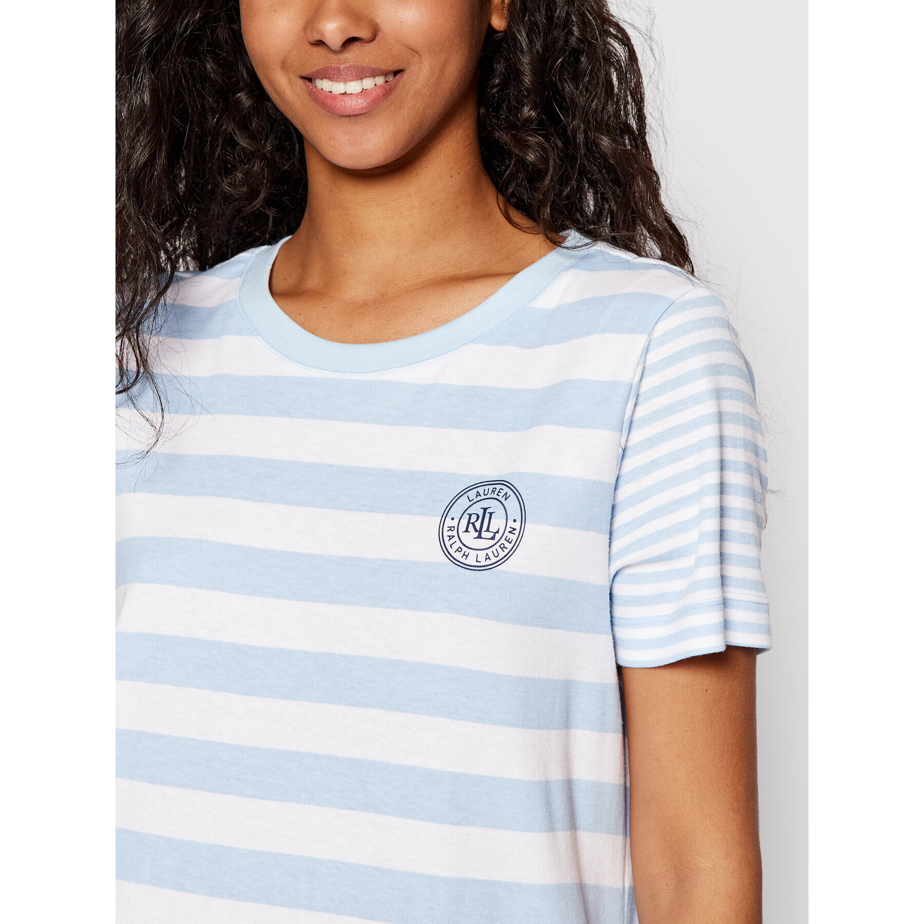 Lauren Ralph Lauren Нощница ILN22183 Син Regular Fit - Pepit.bg