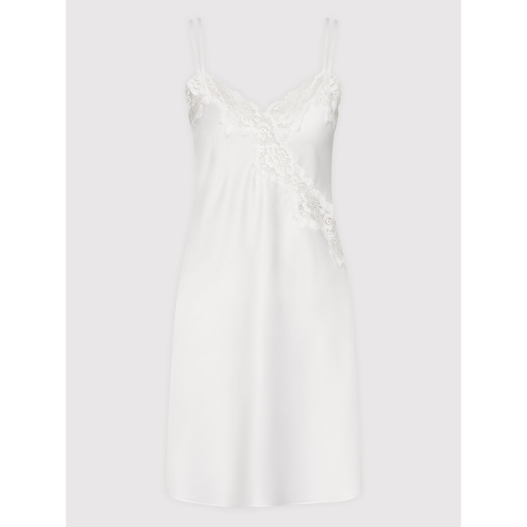 Lauren Ralph Lauren Нощница ILN31684 Бял Regular Fit - Pepit.bg
