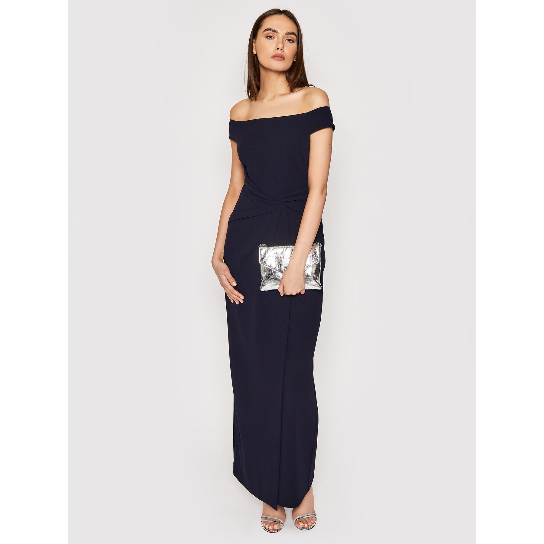 Lauren Ralph Lauren Официална рокля Long Gown 253770013002 Тъмносин Regular Fit - Pepit.bg