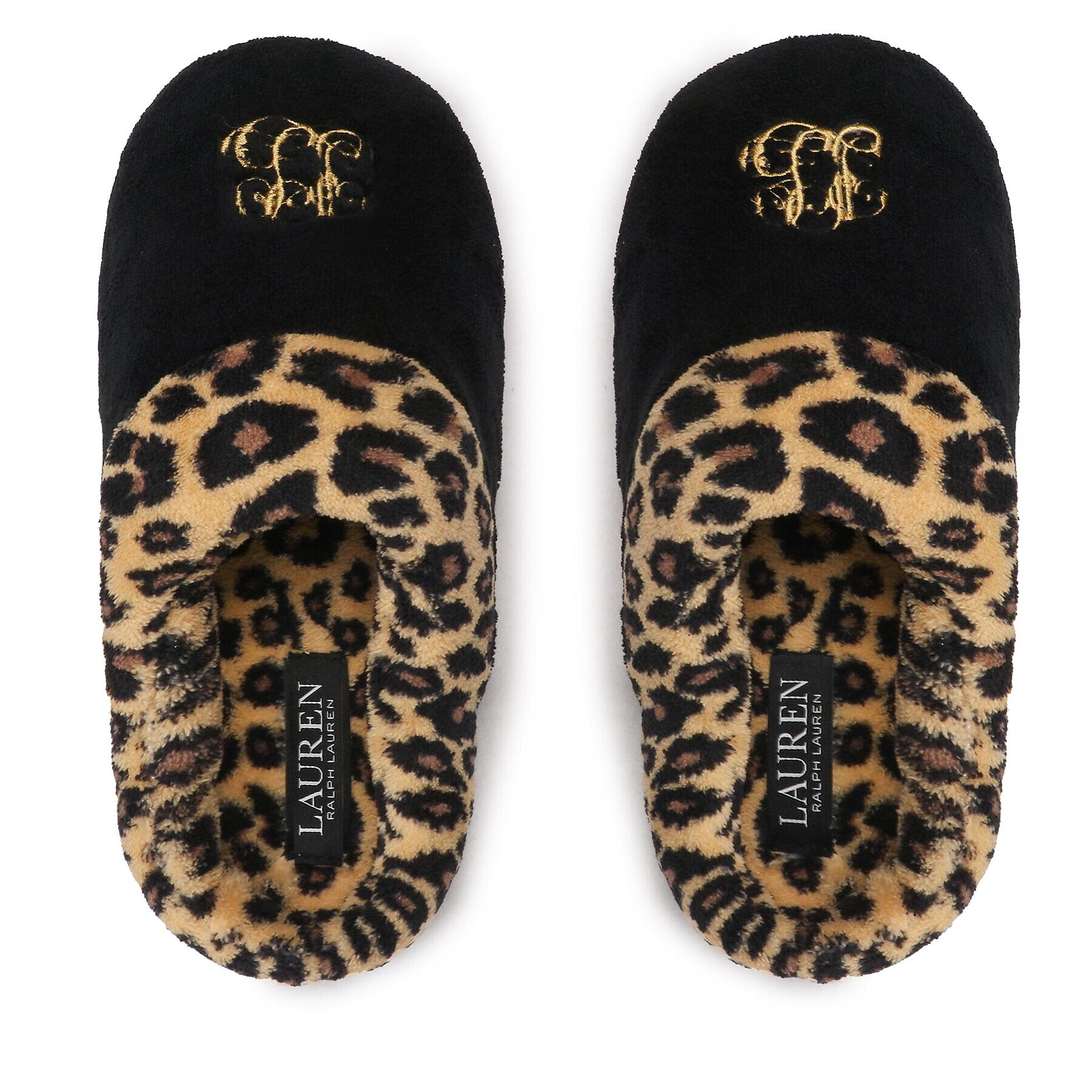 Lauren Ralph Lauren Пантофи ILN02199 Черен - Pepit.bg