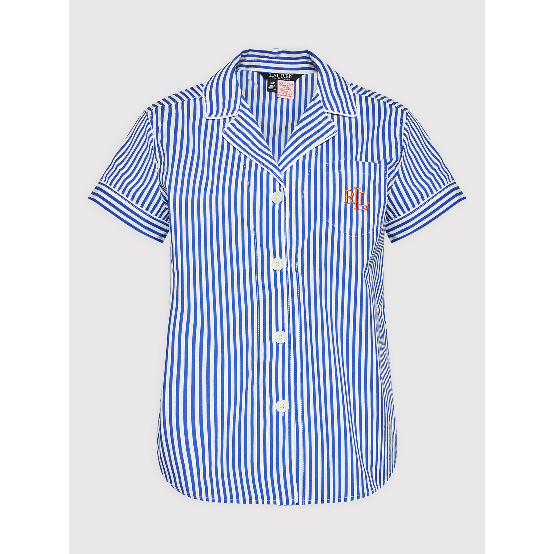 Lauren Ralph Lauren Пижама ILN12152 Син Regular Fit - Pepit.bg