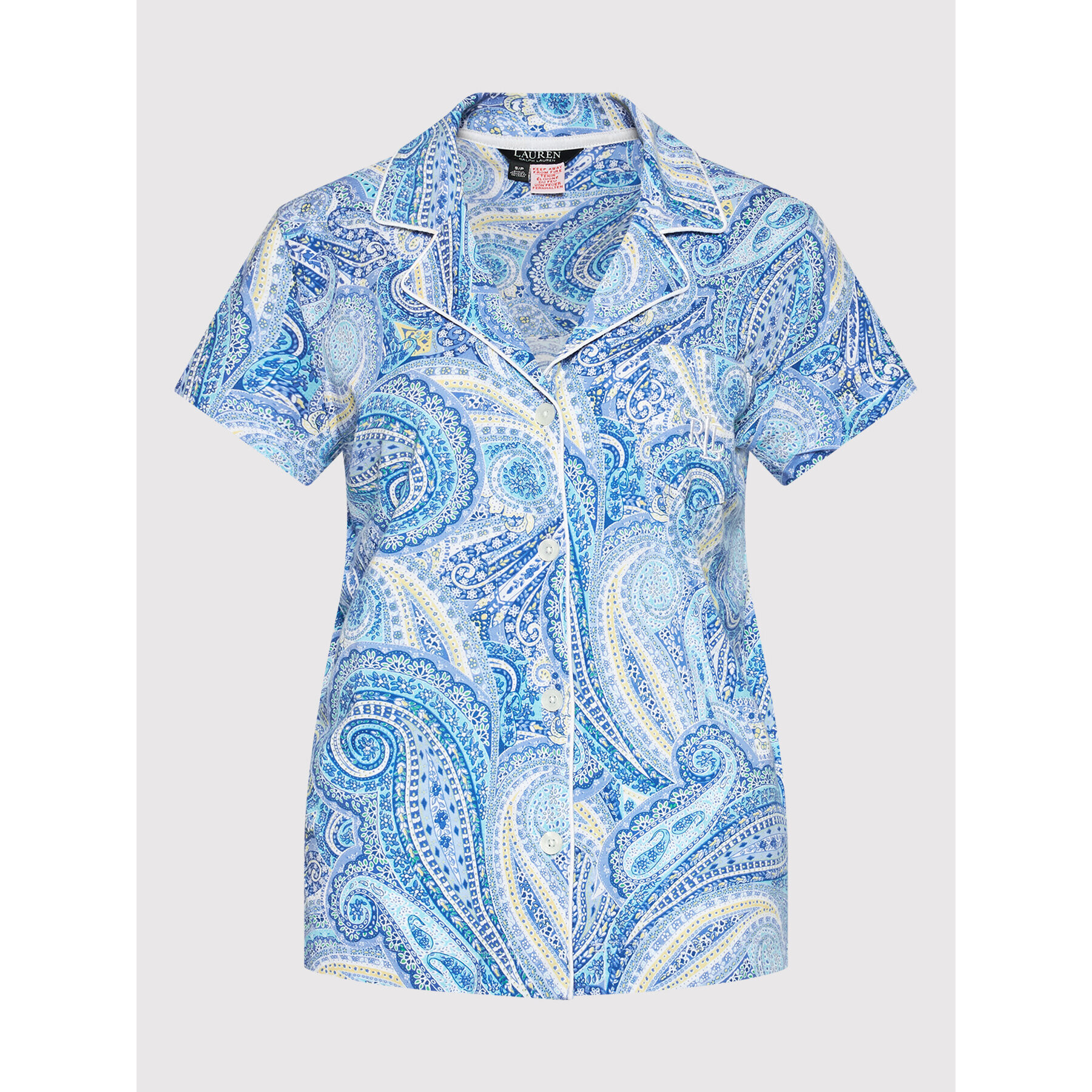Lauren Ralph Lauren Пижама ILN92151 Син Regular Fit - Pepit.bg