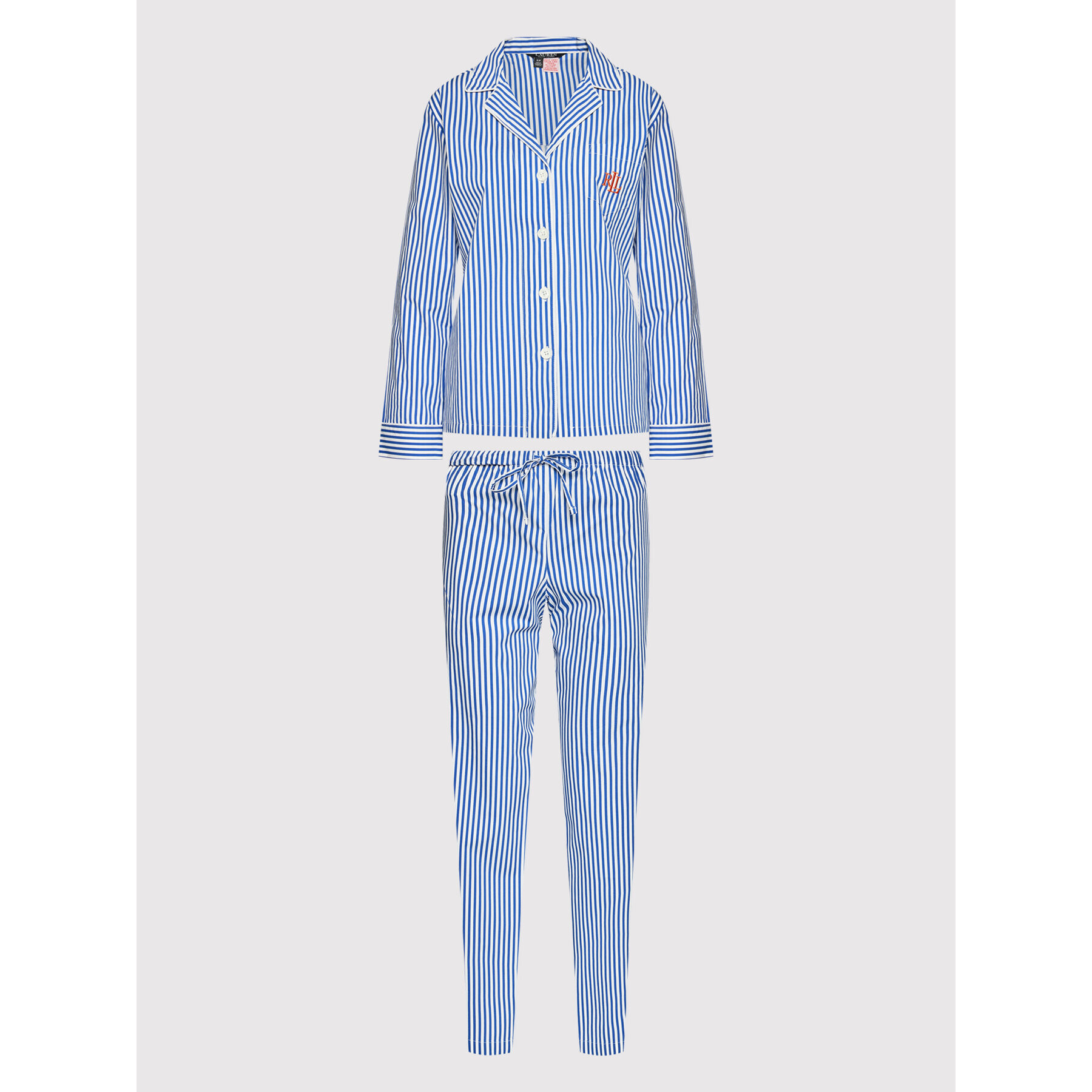 Lauren Ralph Lauren Пижама ILN92152 Син Regular Fit - Pepit.bg
