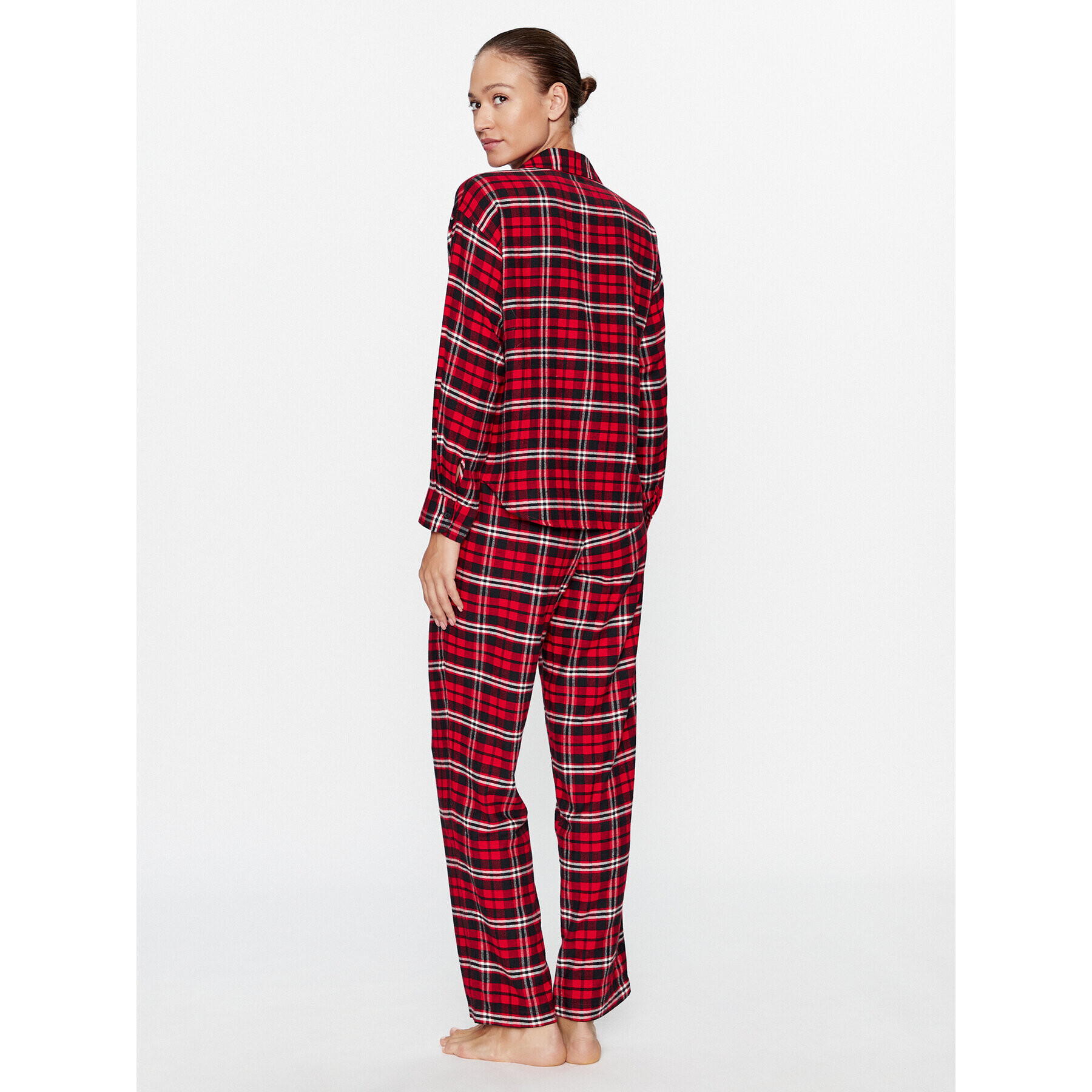 Lauren Ralph Lauren Пижама ILN92282 Червен Regular Fit - Pepit.bg