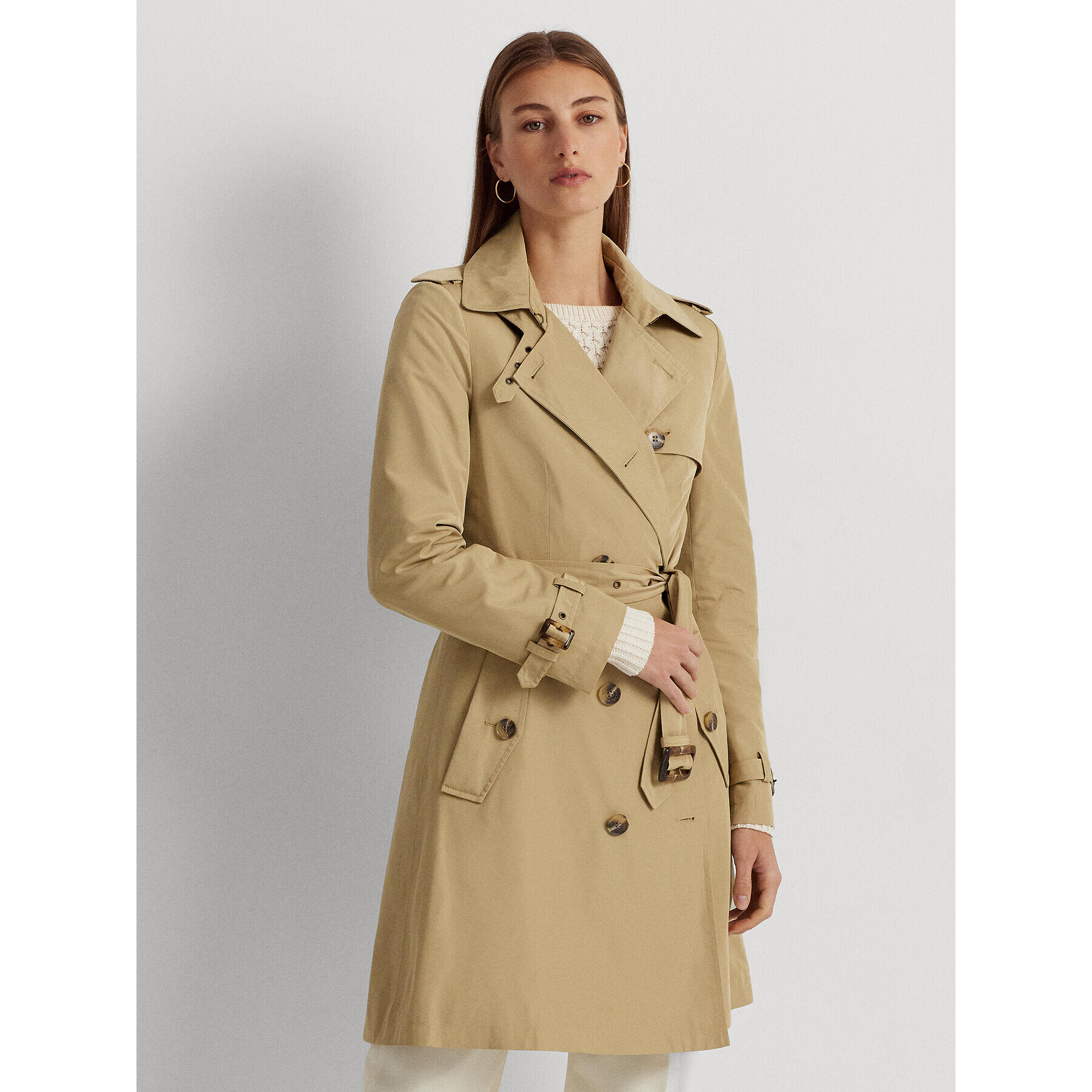 Lauren Ralph Lauren Преходно палто 297918585001 Бежов Regular Fit - Pepit.bg