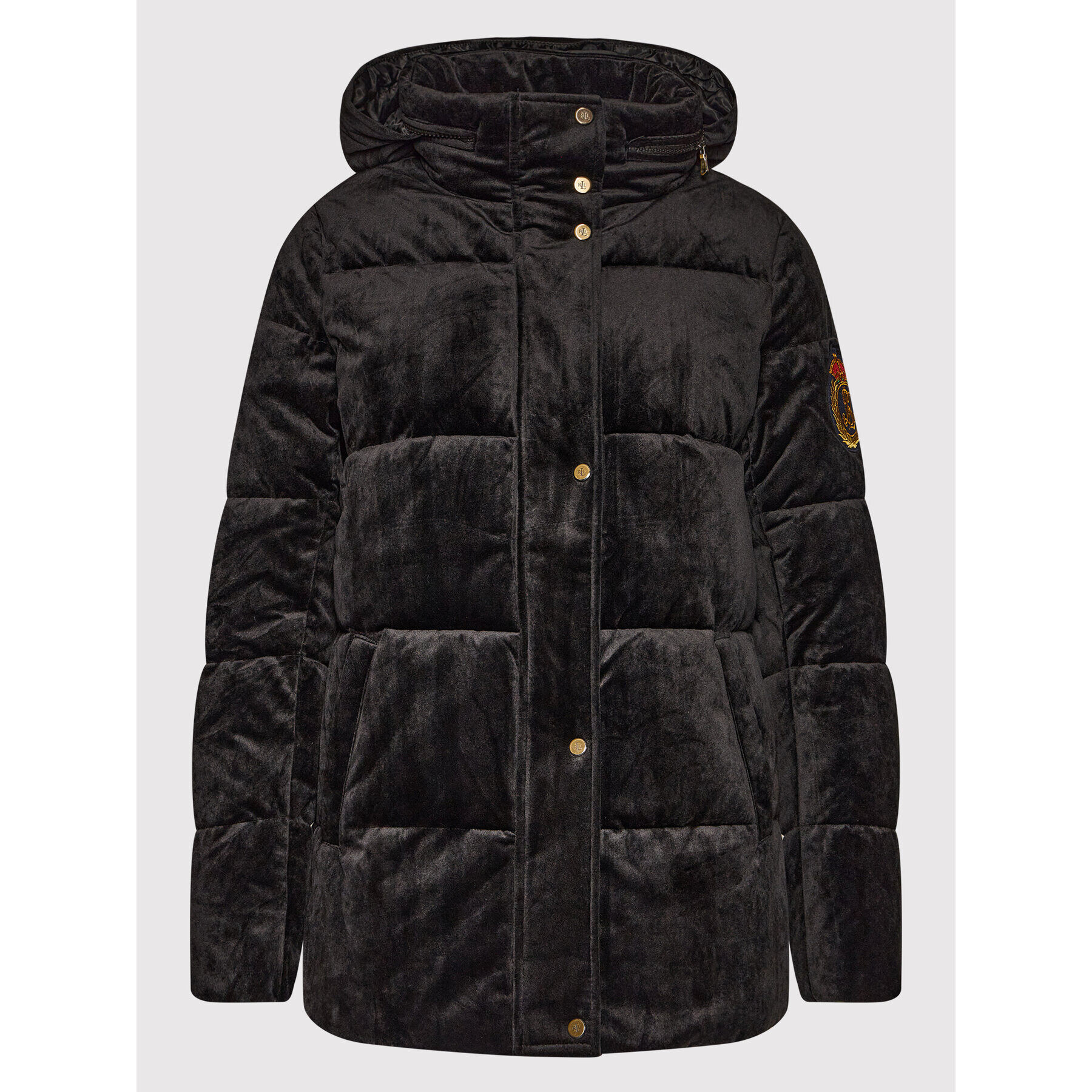 Lauren Ralph Lauren Пухено яке 297853866001 Черен Regular Fit - Pepit.bg