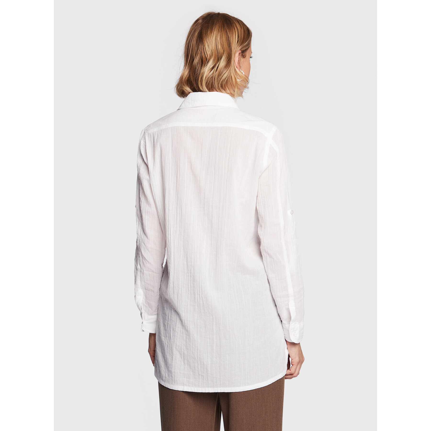 Lauren Ralph Lauren Риза 20113076 Бял Regular Fit - Pepit.bg