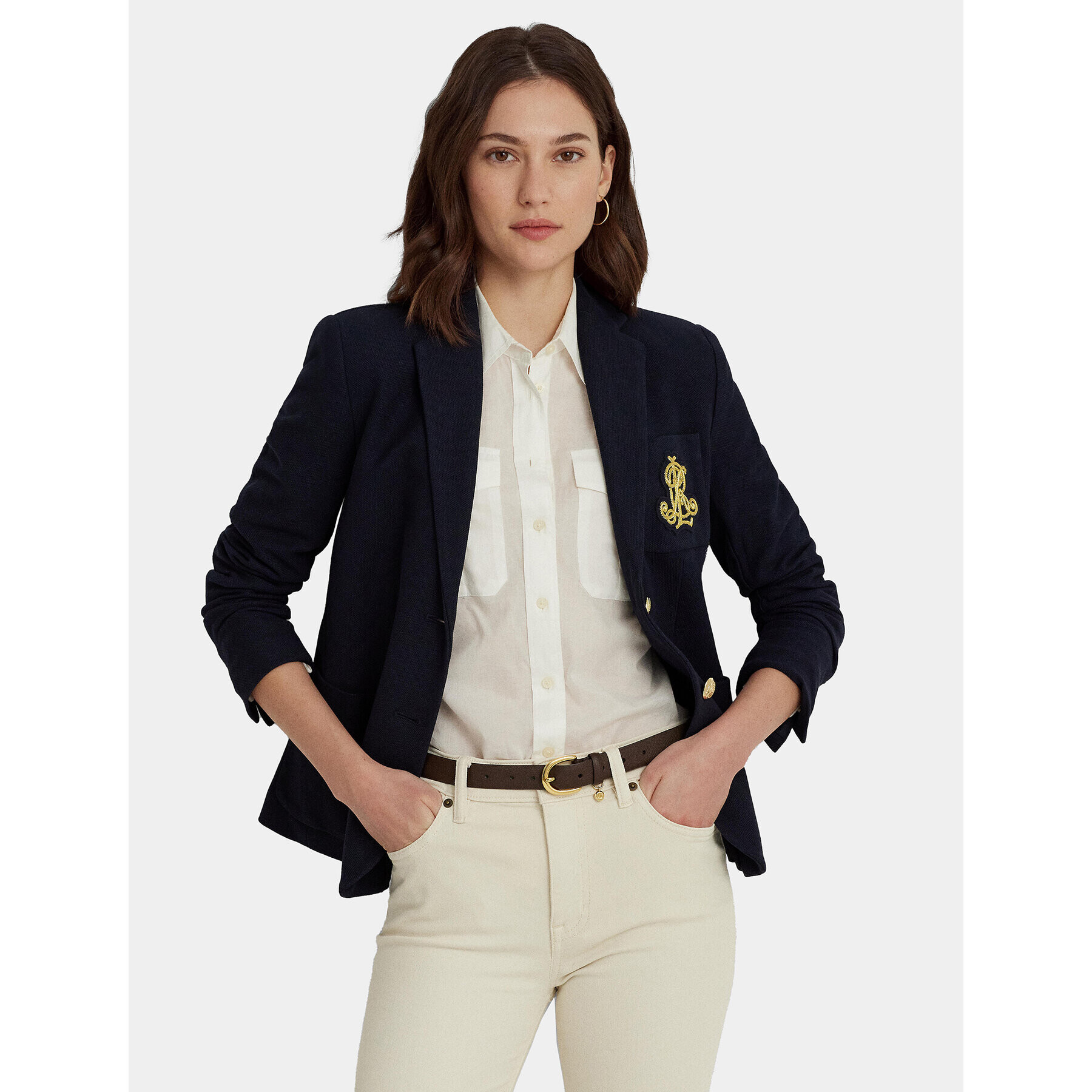 Lauren Ralph Lauren Сако 200797305005 Тъмносин Slim Fit - Pepit.bg