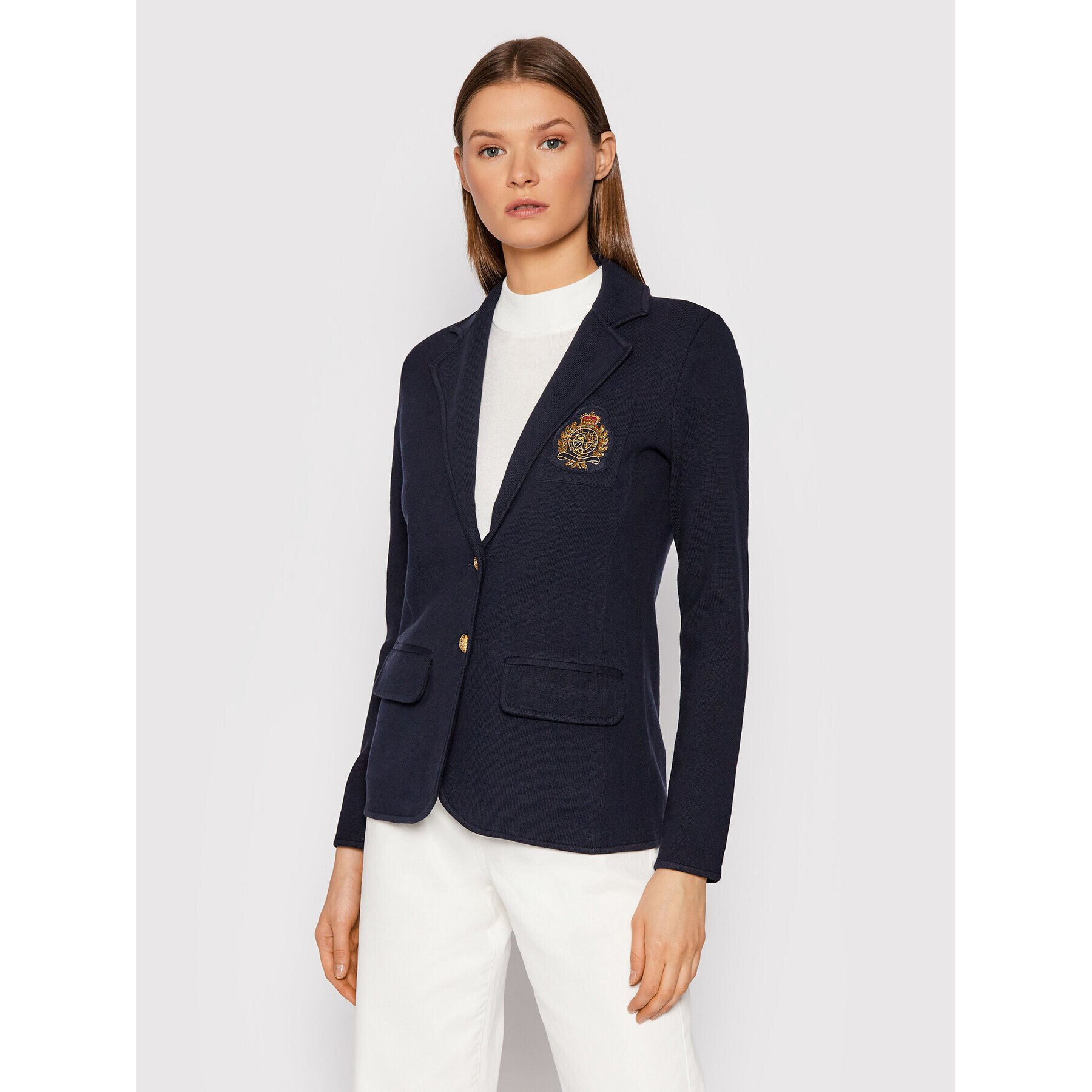 Lauren Ralph Lauren Сако 200817789002 Тъмносин Slim Fit - Pepit.bg