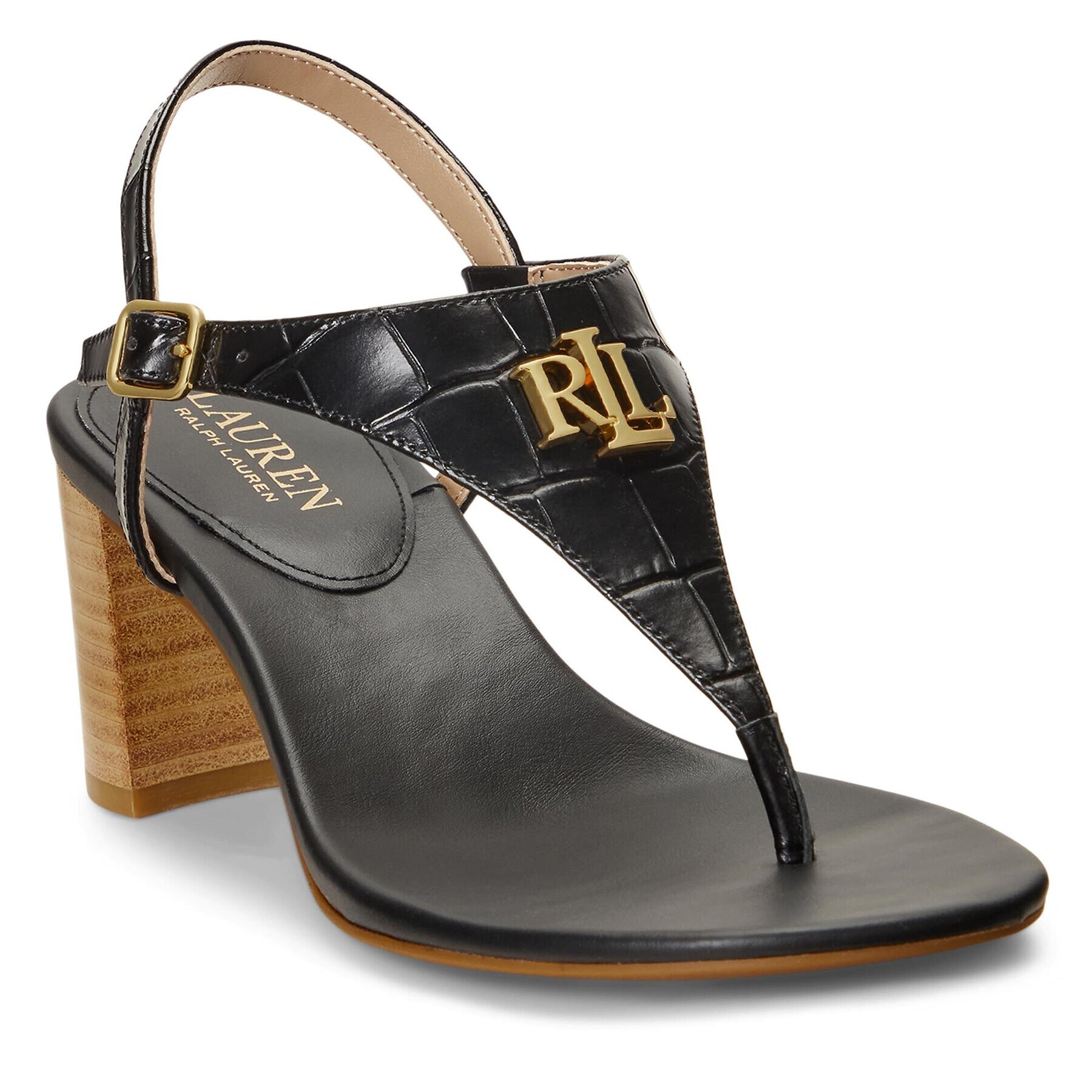 Lauren Ralph Lauren Сандали Westcott Ii 802904280001 Черен - Pepit.bg