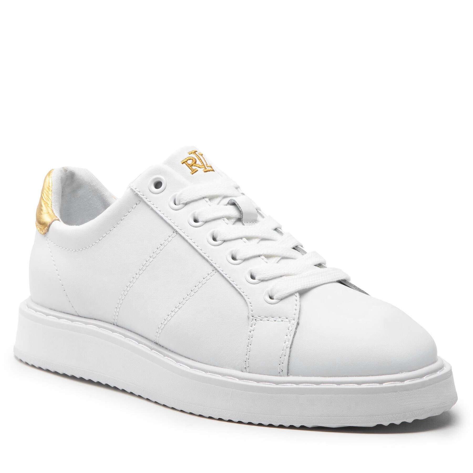 Lauren Ralph Lauren Сникърси Angeline 802875886002 Бял - Pepit.bg