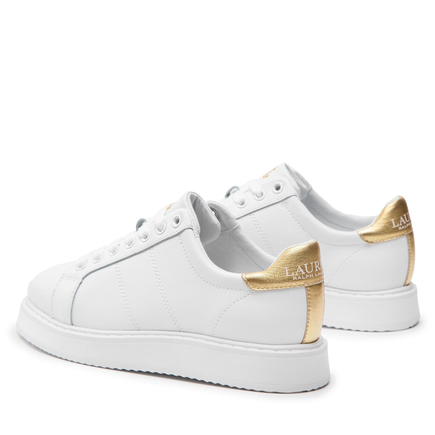 Lauren Ralph Lauren Сникърси Angeline 802875886002 Бял - Pepit.bg