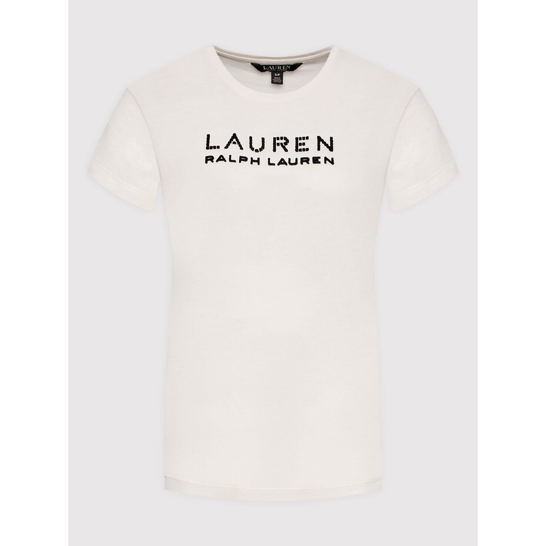 Lauren Ralph Lauren Тишърт 200871850001 Бежов Regular Fit - Pepit.bg