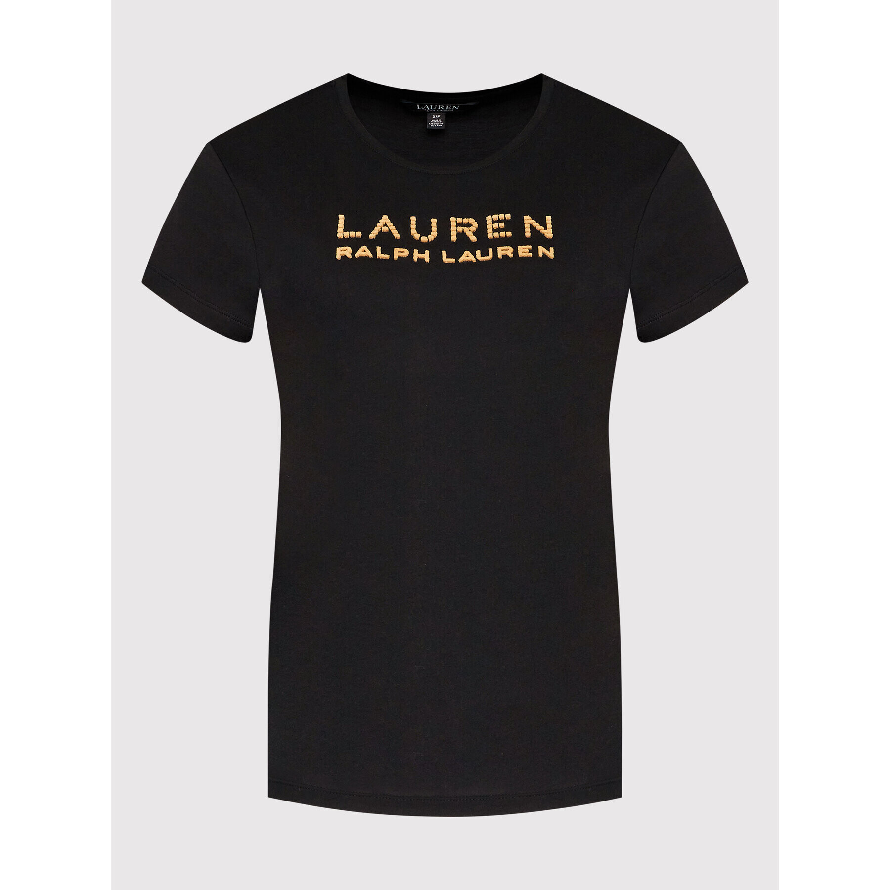 Lauren Ralph Lauren Тишърт 200871850002 Черен Regular Fit - Pepit.bg