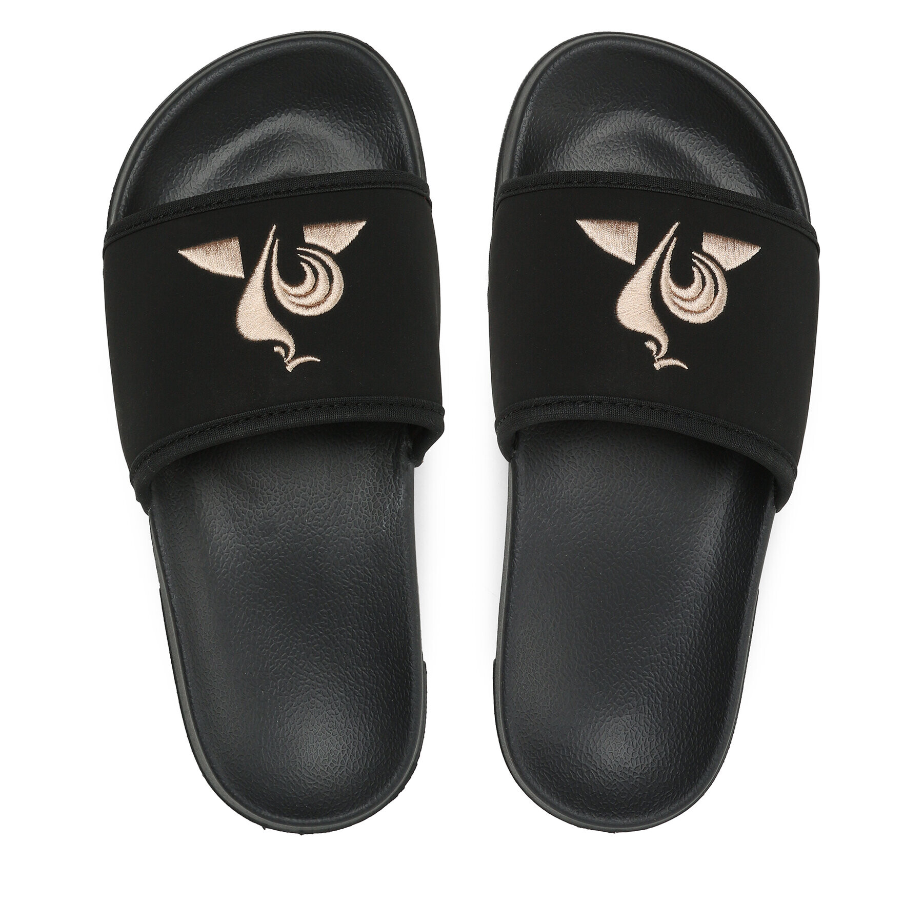 Le Coq Sportif Чехли Slide Binding Metallic 2310323 Черен - Pepit.bg