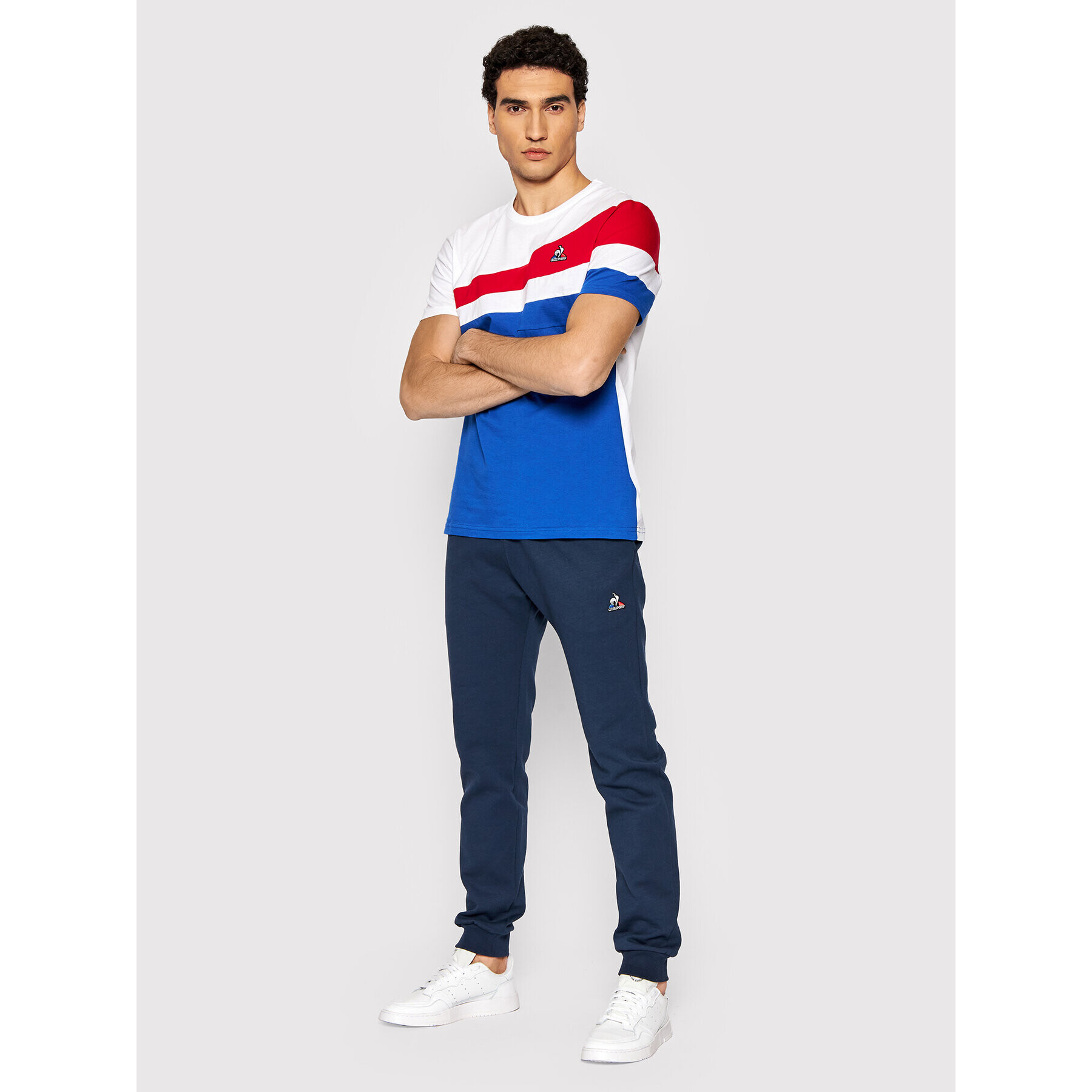 Le Coq Sportif Долнище анцуг 2120212 Тъмносин Slim Fit - Pepit.bg