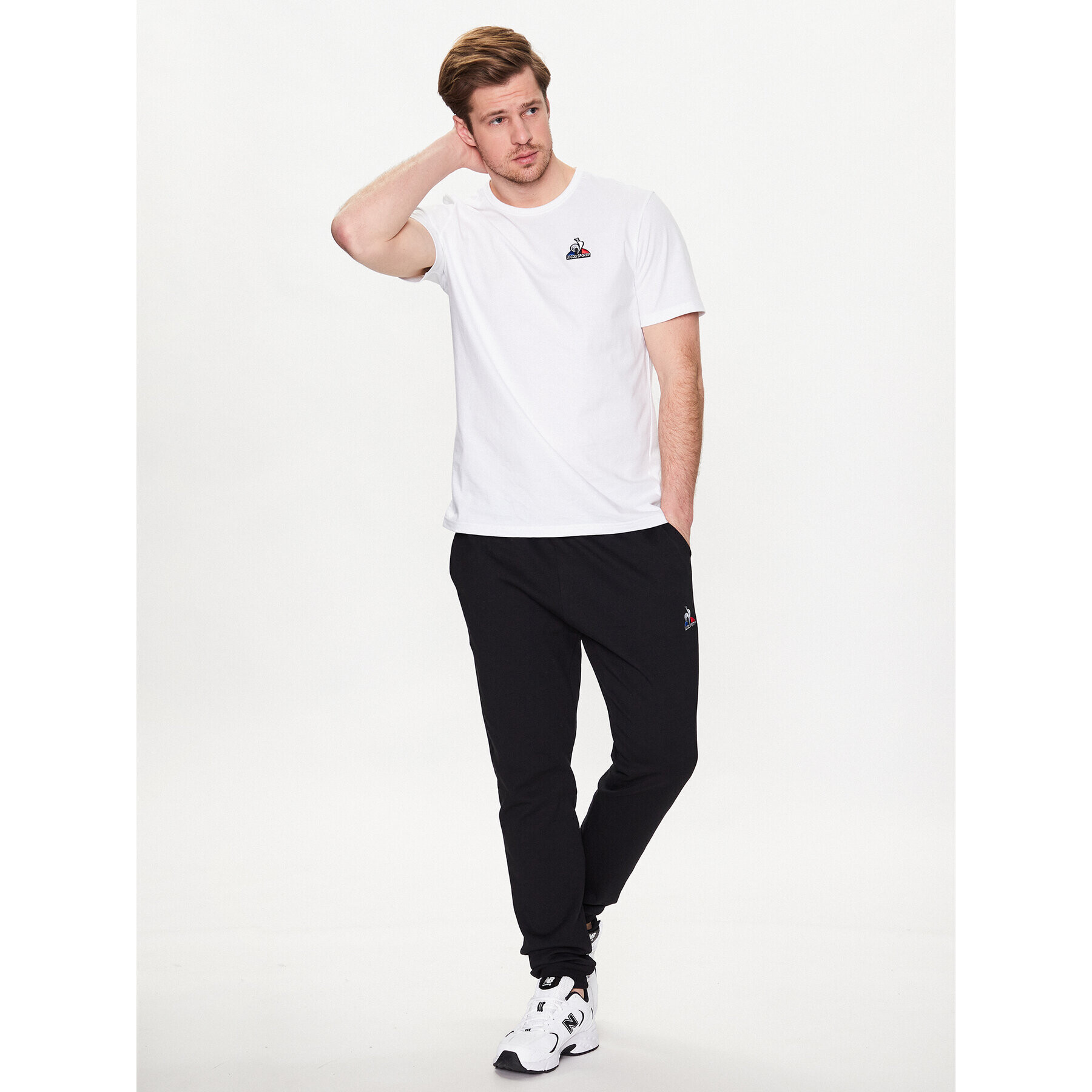 Le Coq Sportif Долнище анцуг 2310568 Черен Regular Fit - Pepit.bg