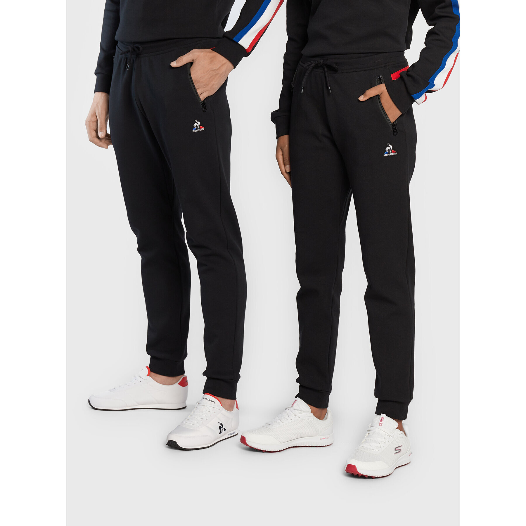 Le Coq Sportif Долнище анцуг Unisex 2220309 Черен Regular Fit - Pepit.bg