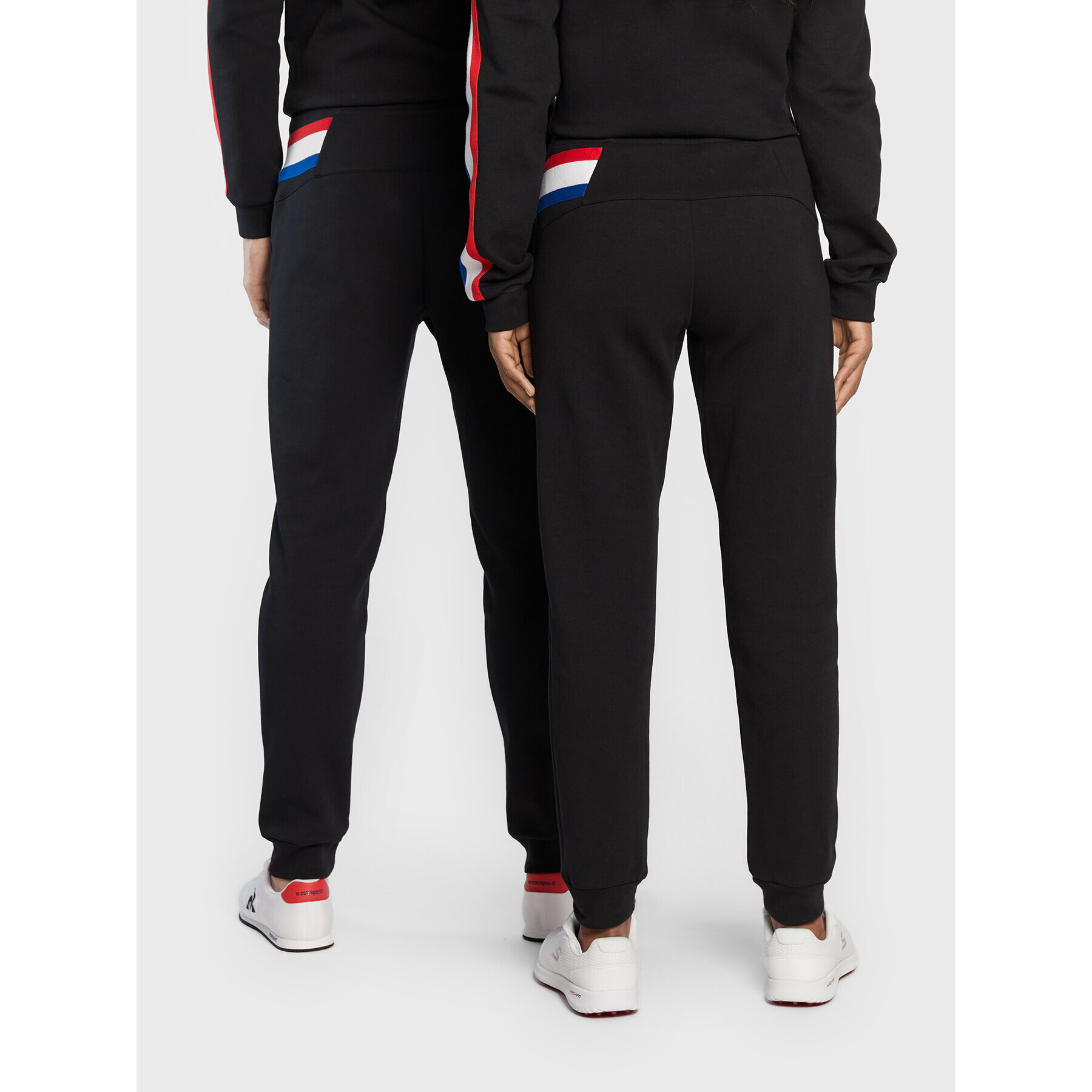 Le Coq Sportif Долнище анцуг Unisex 2220309 Черен Regular Fit - Pepit.bg