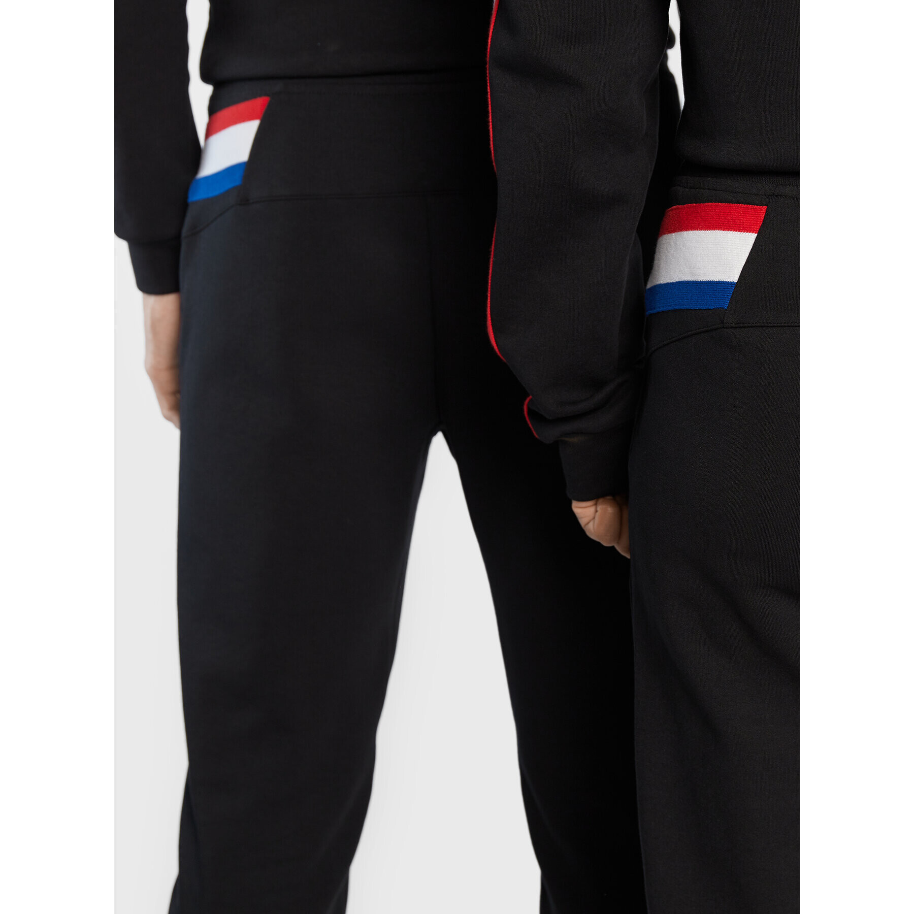 Le Coq Sportif Долнище анцуг Unisex 2220309 Черен Regular Fit - Pepit.bg
