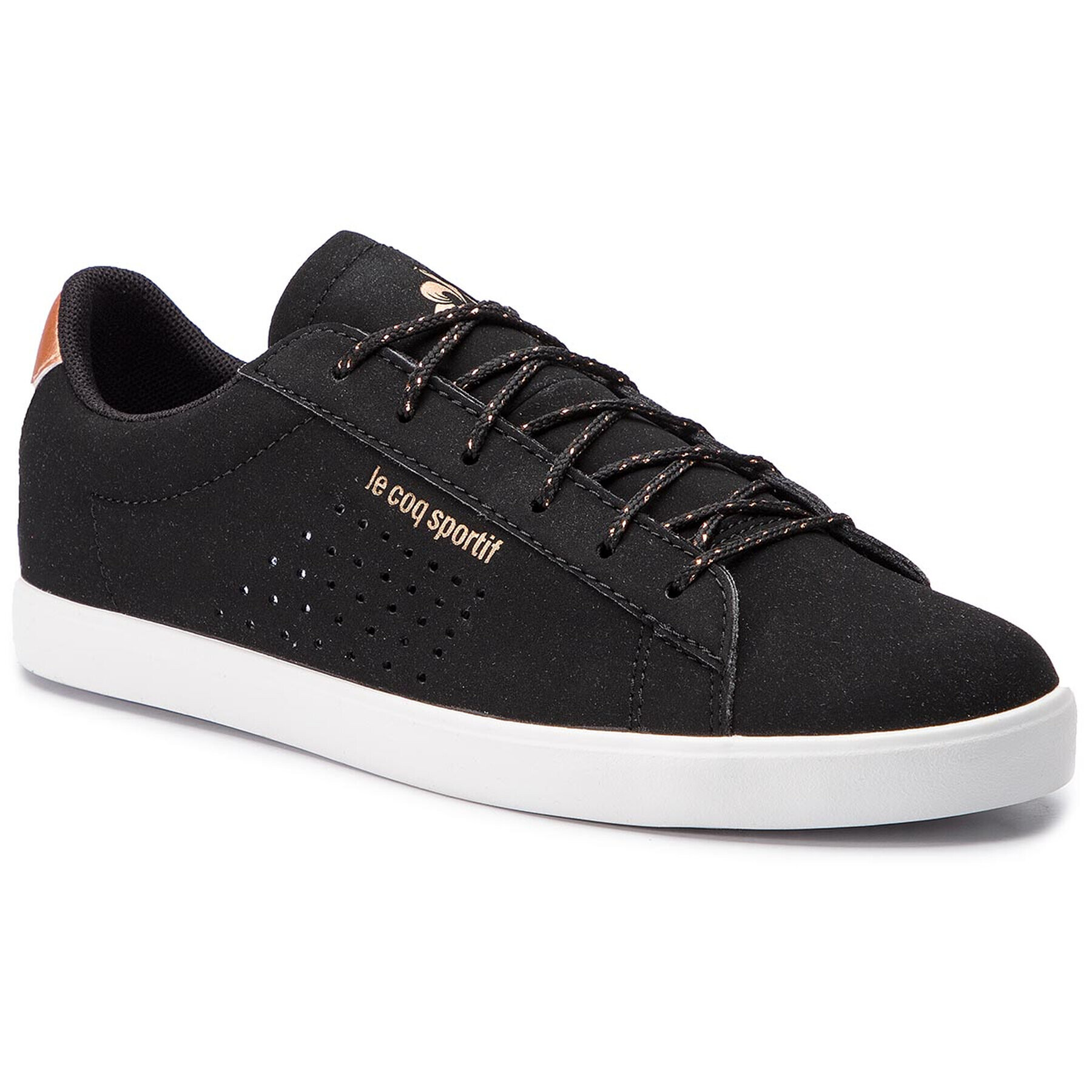 Le Coq Sportif Сникърси Agate Metallic 1910629 Черен - Pepit.bg