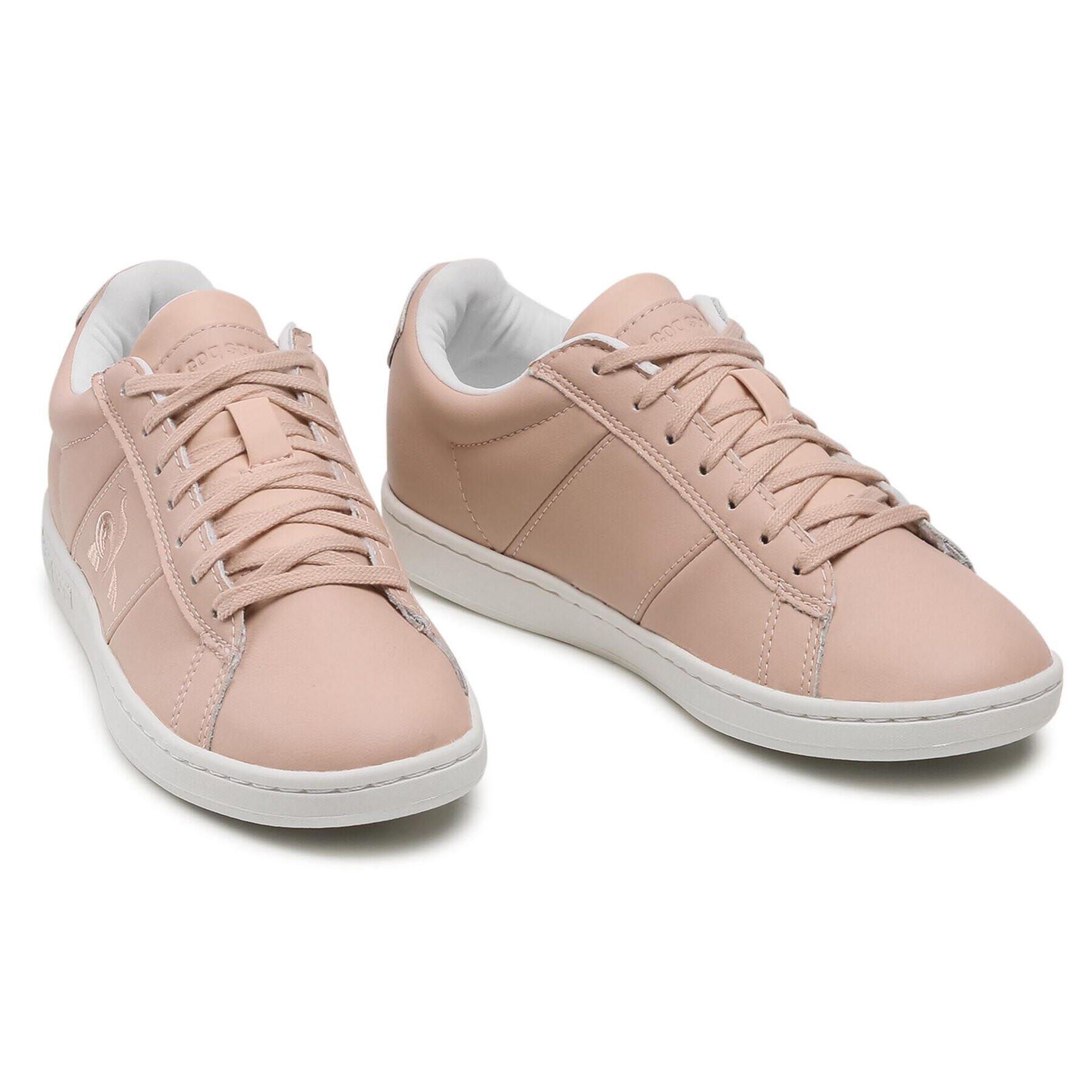 Le Coq Sportif Сникърси Courtclassic W 2110125 Бежов - Pepit.bg