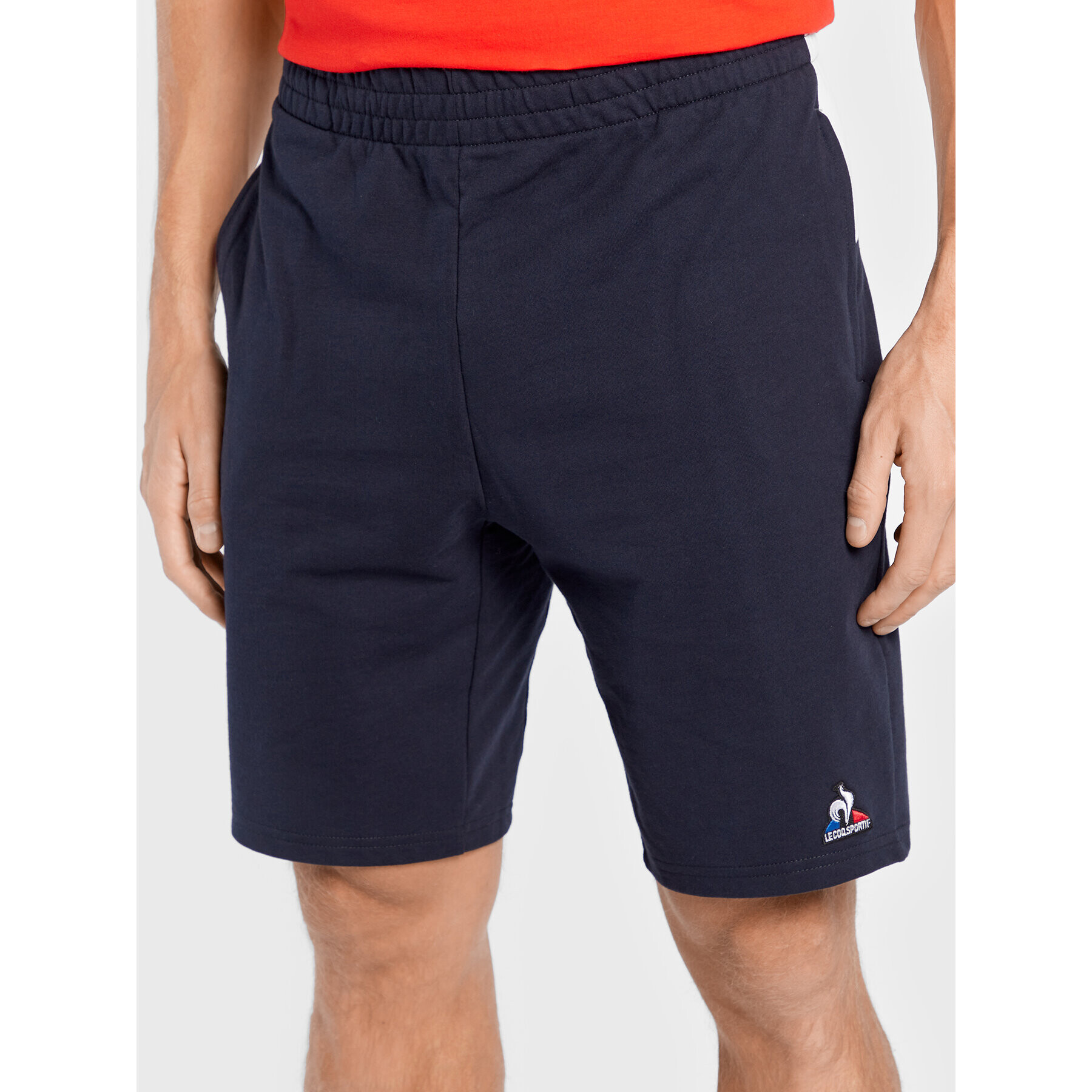 Le Coq Sportif Спортни шорти 2220300 Тъмносин Regular Fit - Pepit.bg