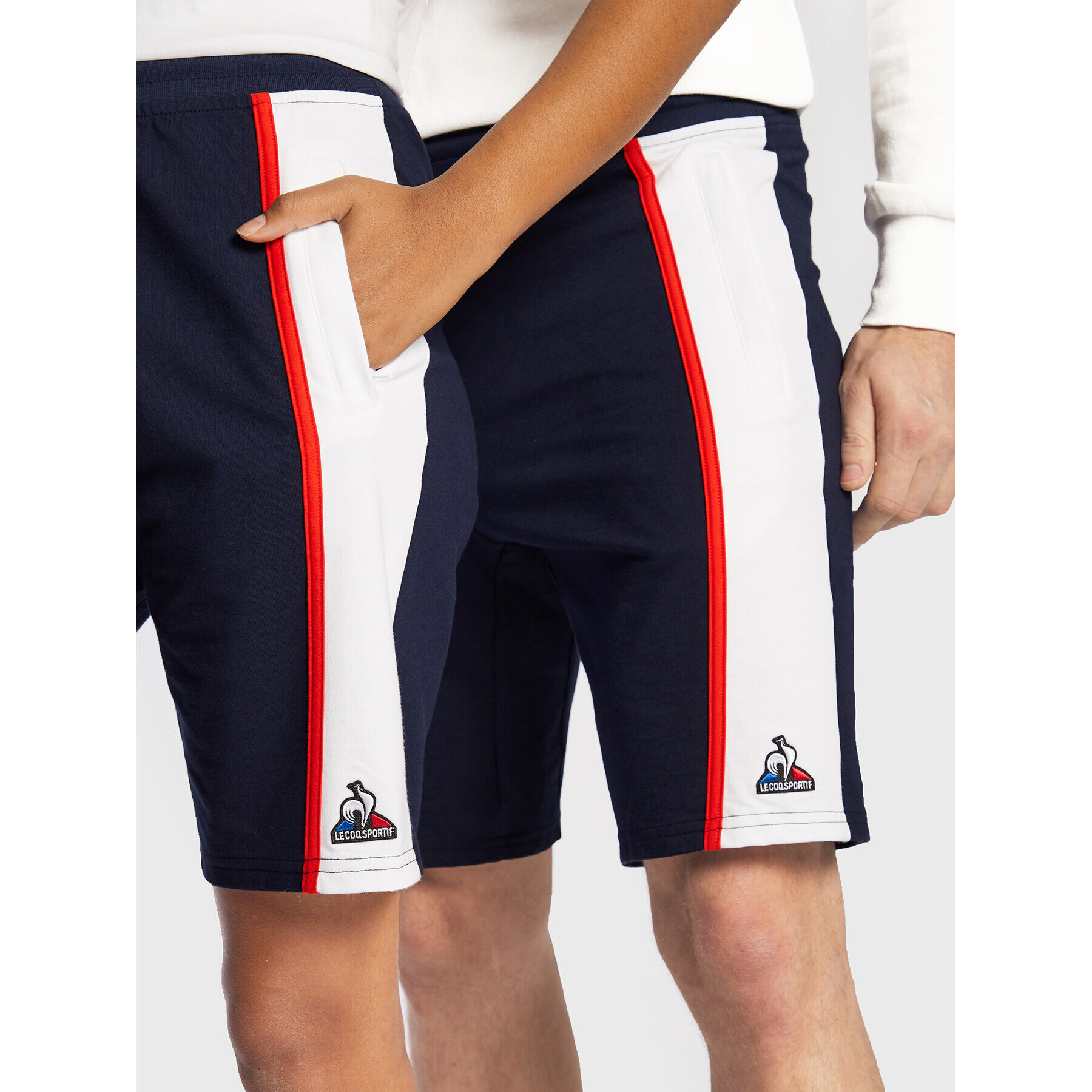 Le Coq Sportif Спортни шорти Unisex 2220293 Тъмносин Regular Fit - Pepit.bg