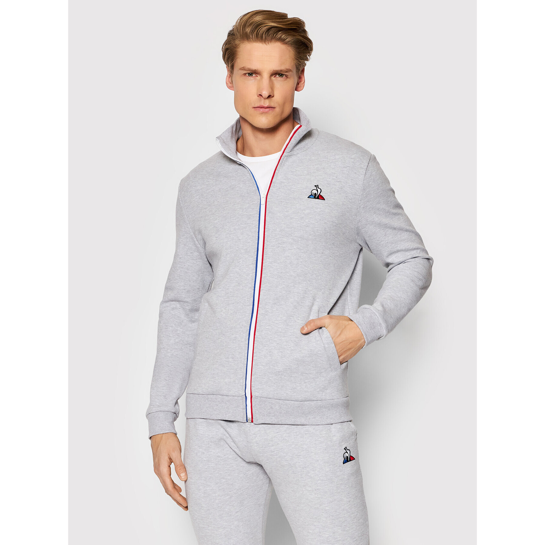 Le Coq Sportif Суитшърт 1922092 Сив Regular Fit - Pepit.bg