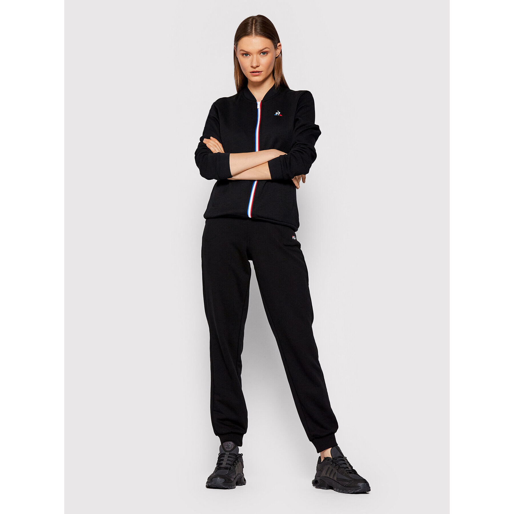 Le Coq Sportif Суитшърт 2110207 Черен Regular Fit - Pepit.bg