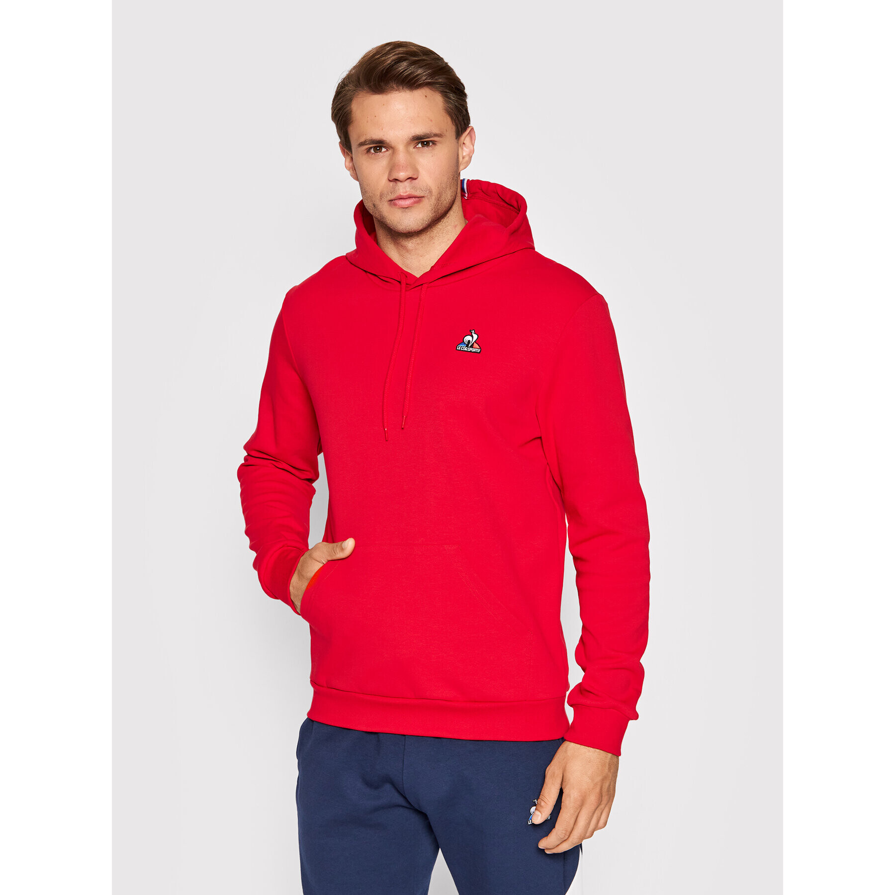 Le Coq Sportif Суитшърт 2210365 Червен Regular Fit - Pepit.bg