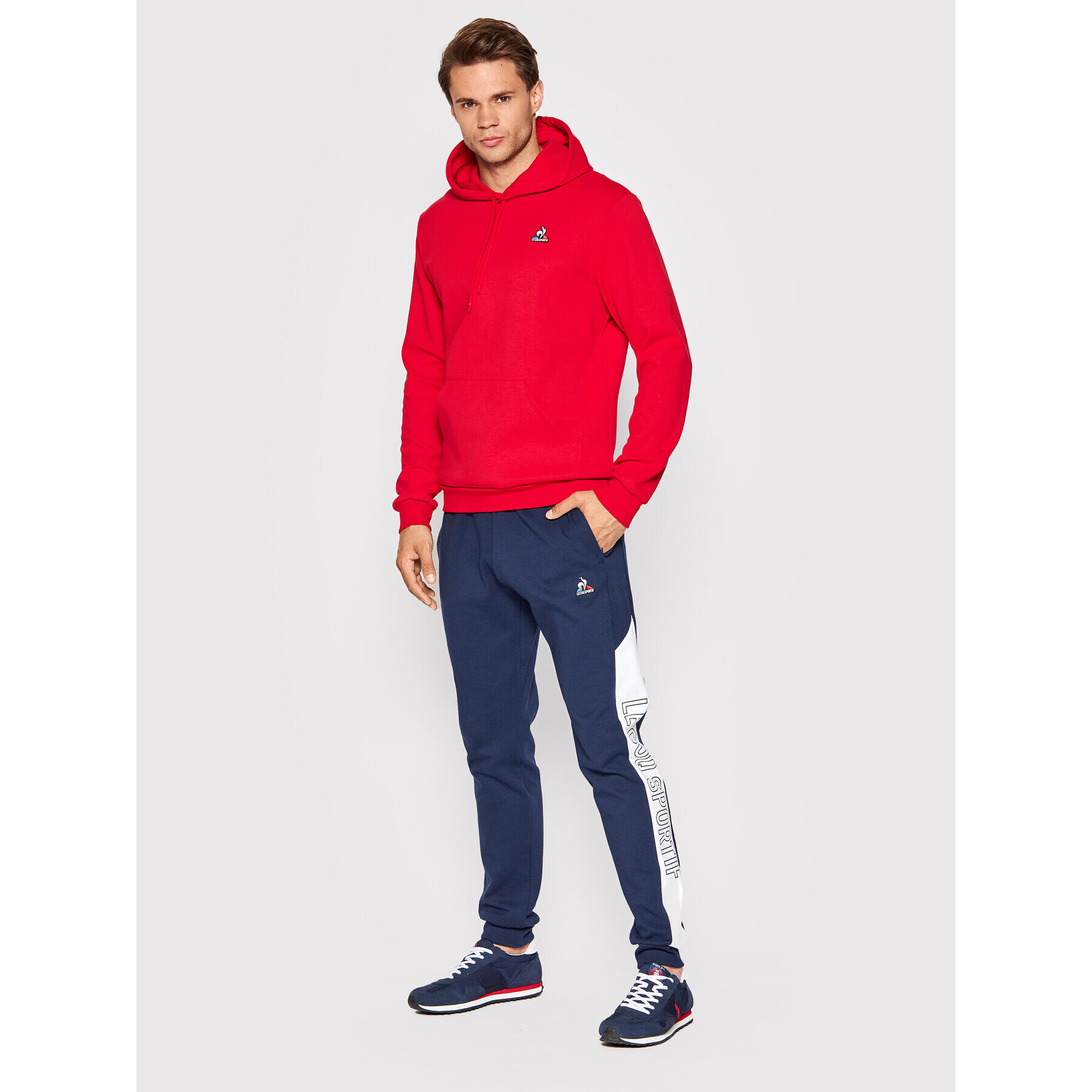 Le Coq Sportif Суитшърт 2210365 Червен Regular Fit - Pepit.bg