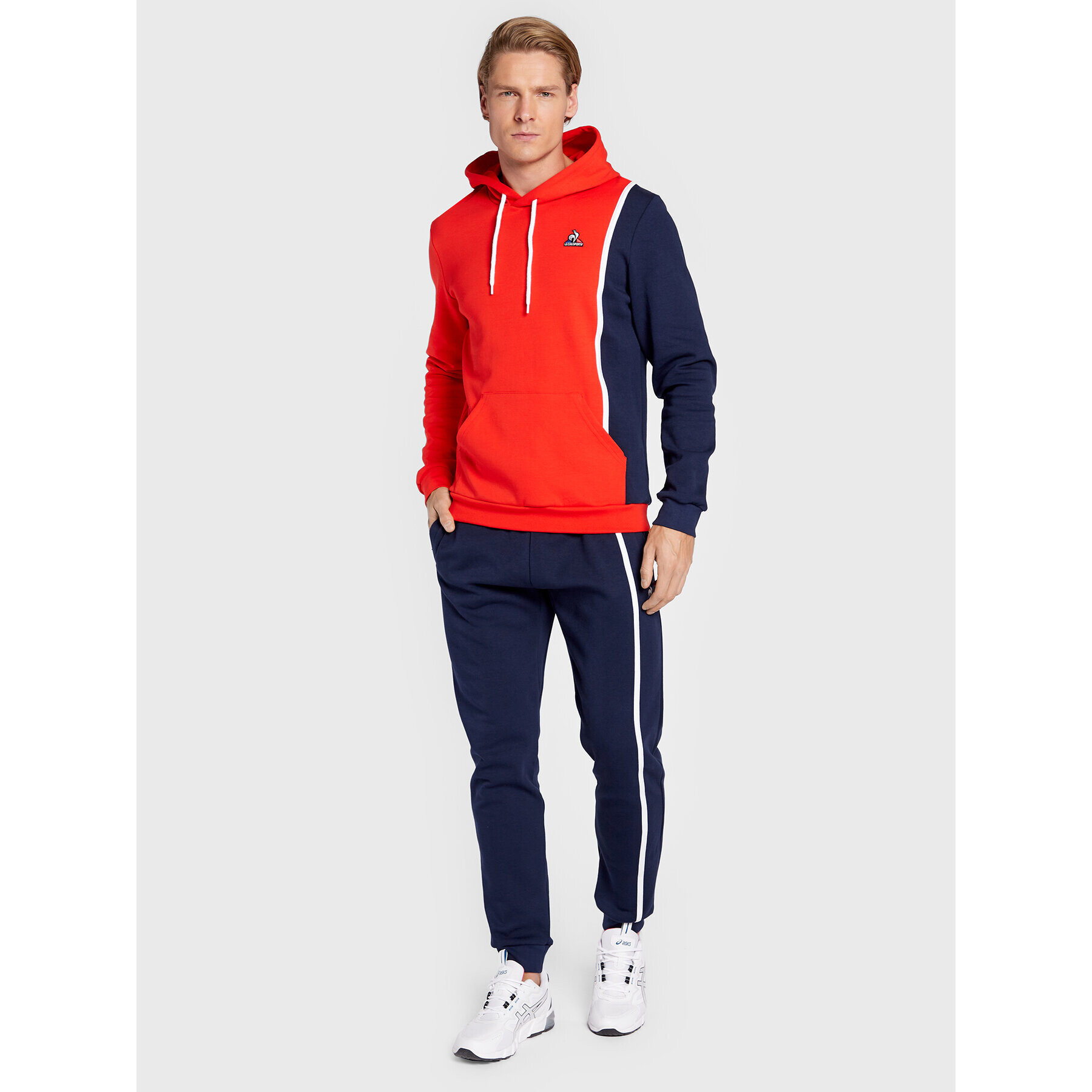 Le Coq Sportif Суитшърт 2220291 Червен Slim Fit - Pepit.bg