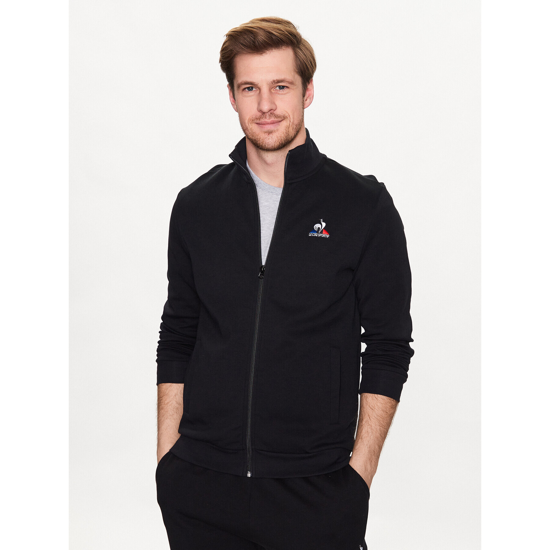 Le Coq Sportif Суитшърт 2310561 Черен Regular Fit - Pepit.bg