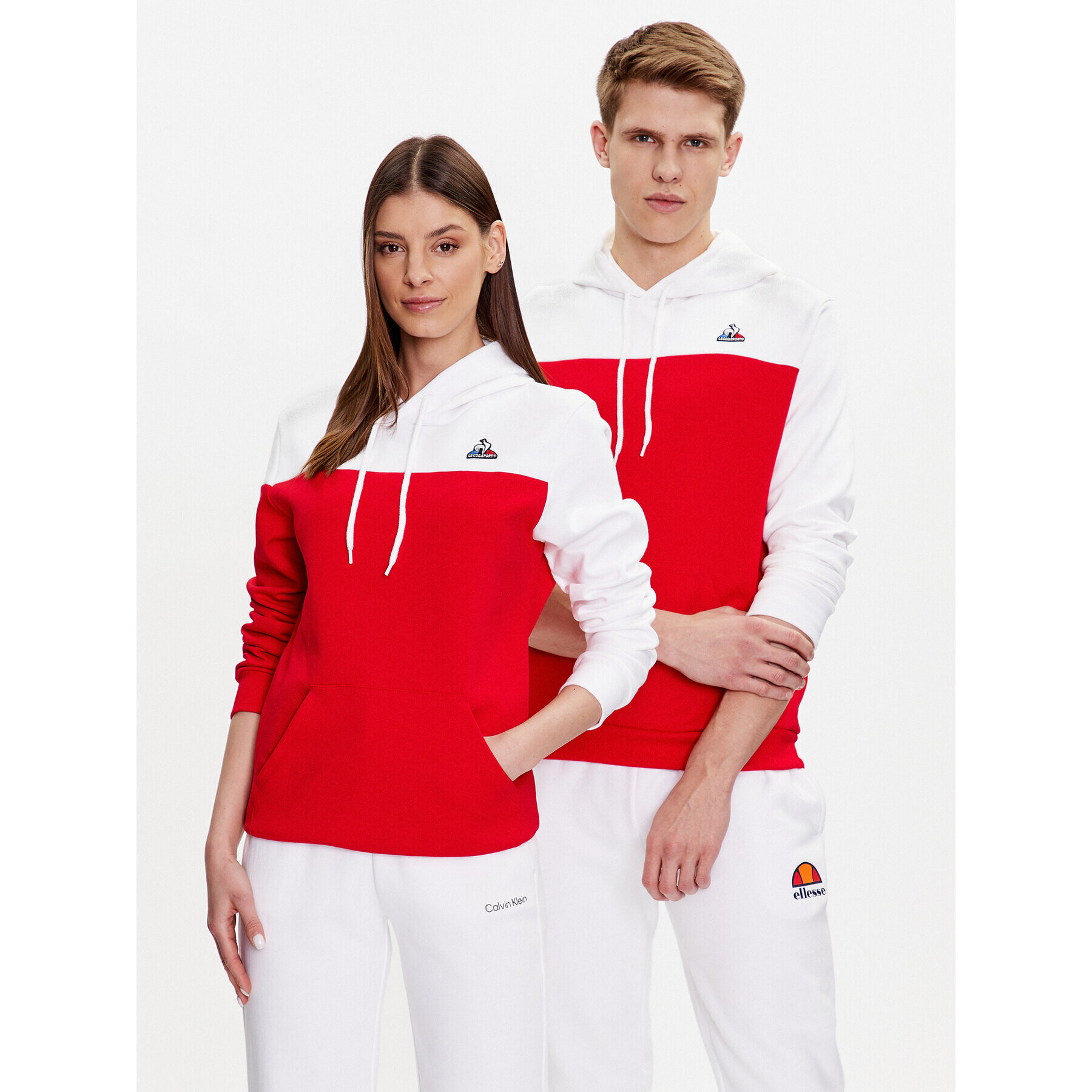 Le Coq Sportif Суитшърт Unisex 2310485 Червен Regular Fit - Pepit.bg