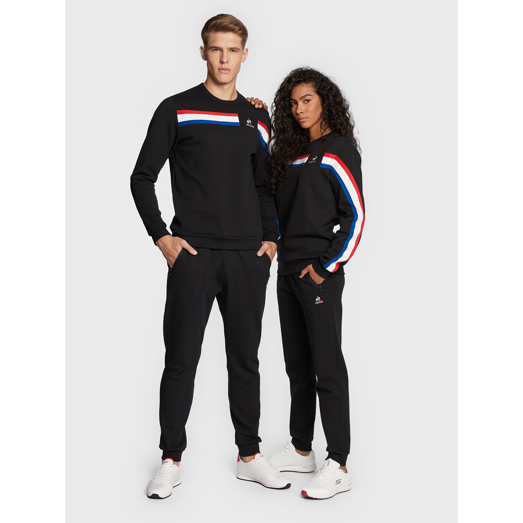 Le Coq Sportif Суитшърт Unisex Tri Crew 2220305 Черен Regular Fit - Pepit.bg