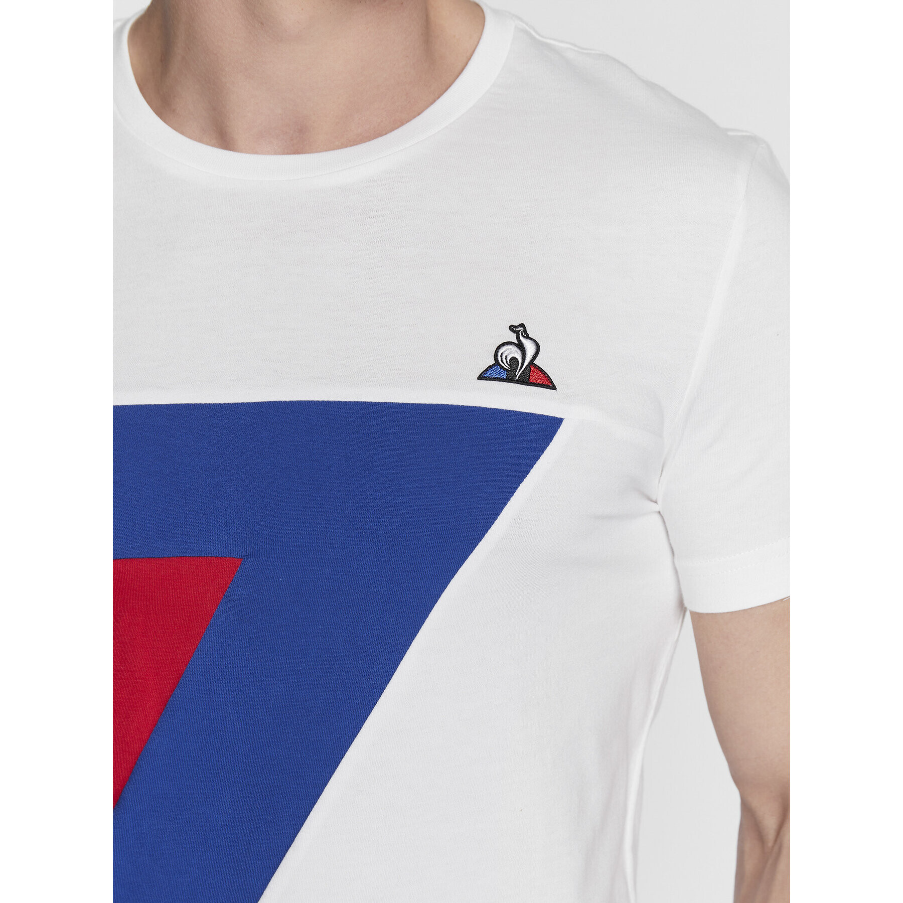 Le Coq Sportif Тишърт 2010437 Бял Regular Fit - Pepit.bg