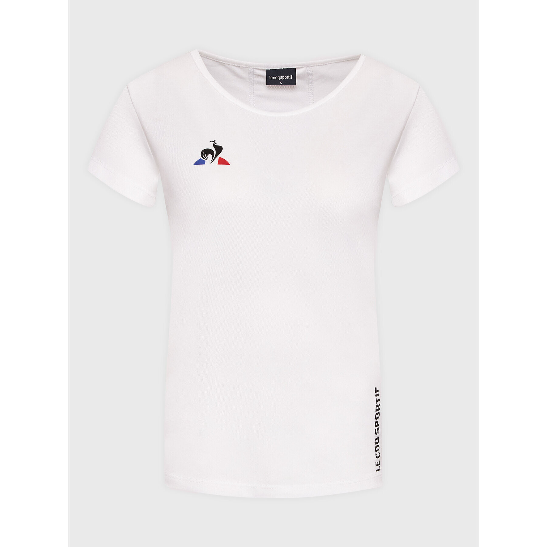 Le Coq Sportif Тишърт 2020716 Бял Regular Fit - Pepit.bg