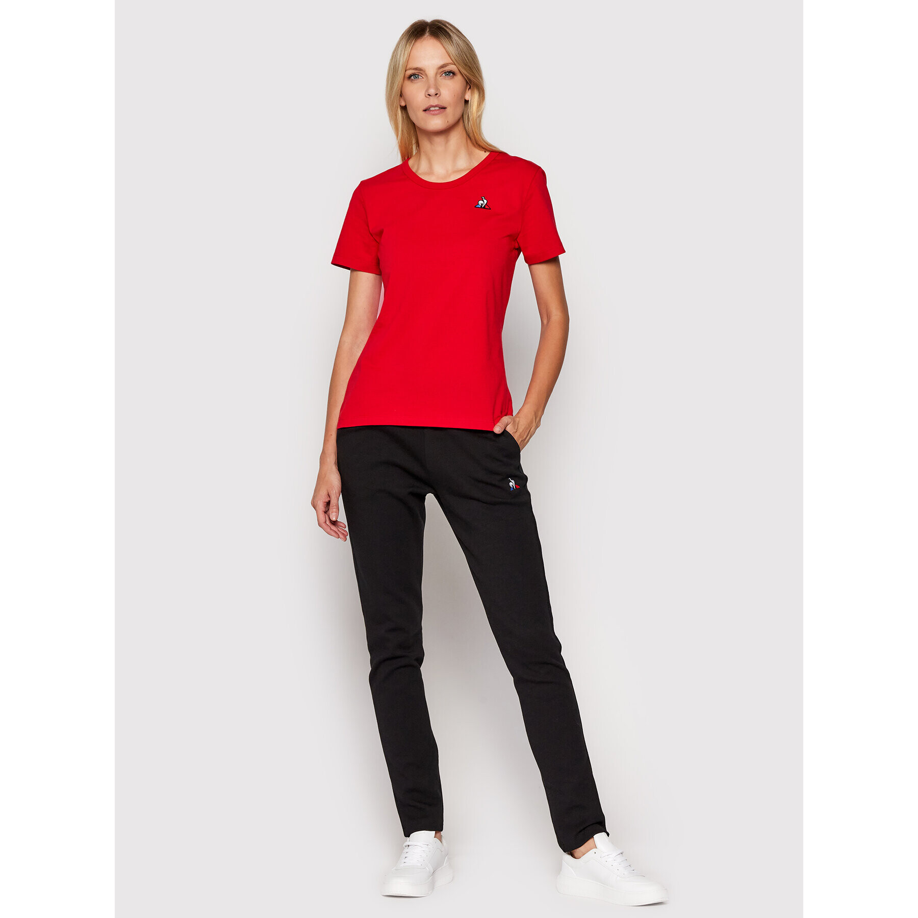 Le Coq Sportif Тишърт 2110386 Червен Regular Fit - Pepit.bg