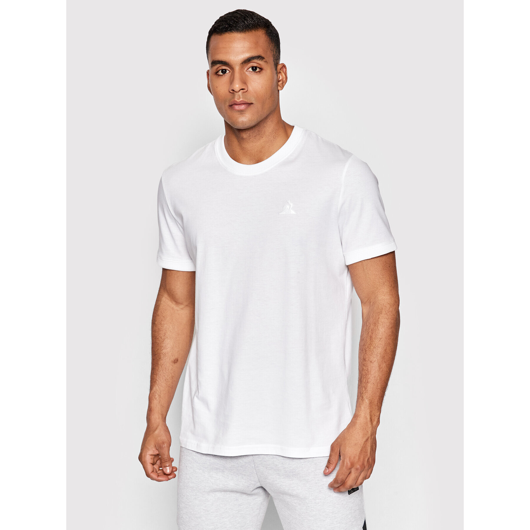 Le Coq Sportif Тишърт 2110793 Бял Regular Fit - Pepit.bg
