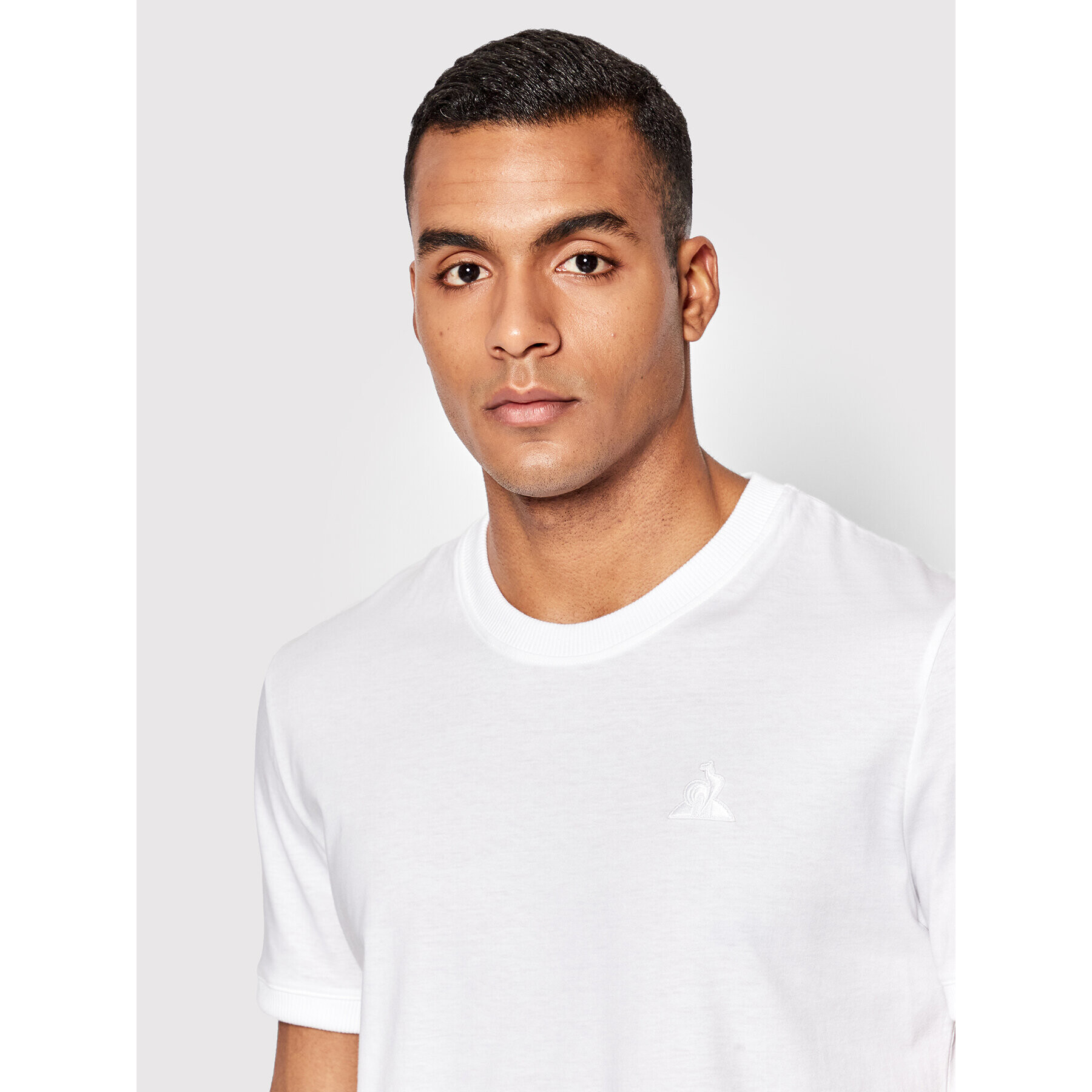 Le Coq Sportif Тишърт 2110793 Бял Regular Fit - Pepit.bg