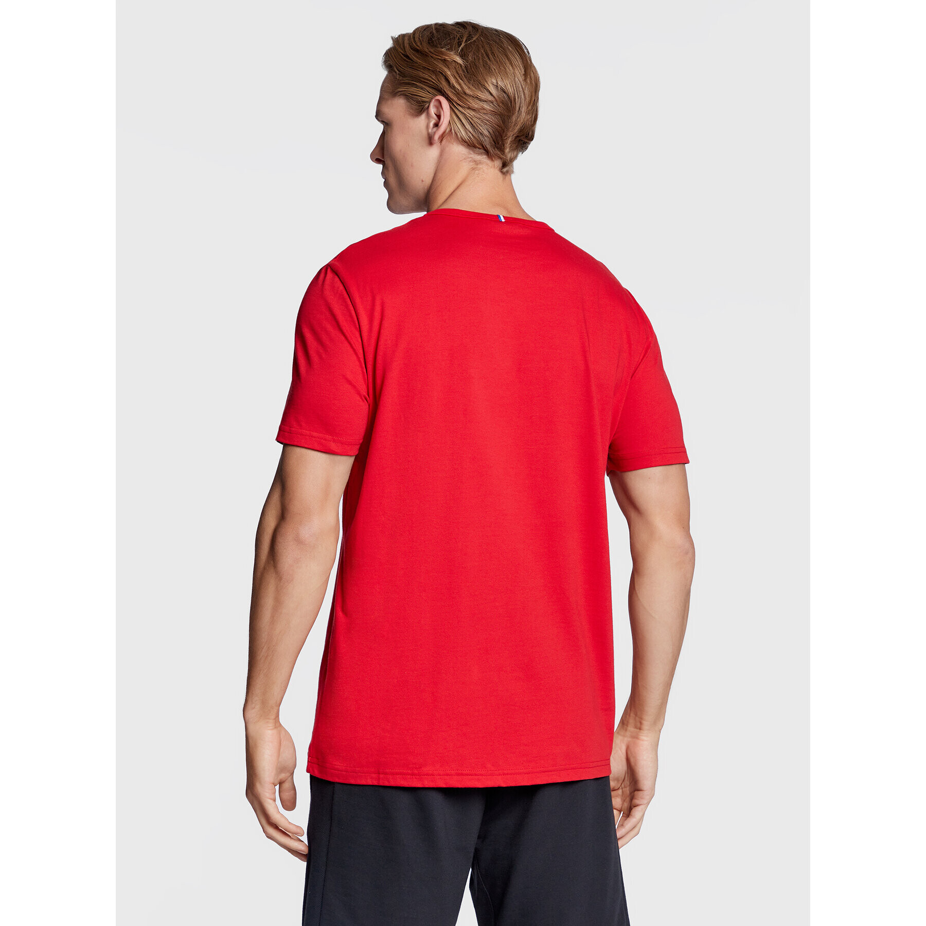 Le Coq Sportif Тишърт 2120203 Червен Regular Fit - Pepit.bg