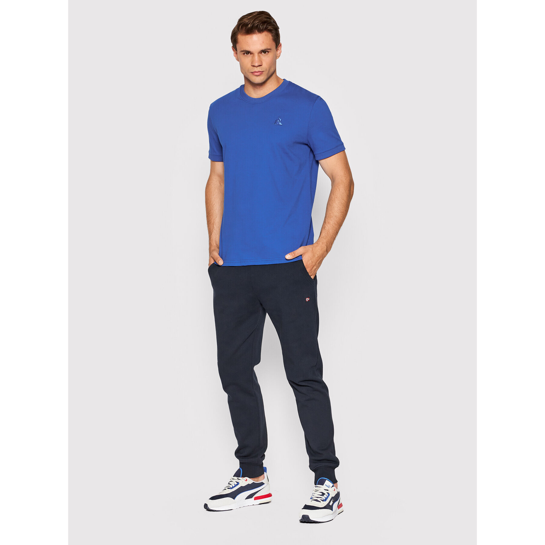 Le Coq Sportif Тишърт 2121094 Син Regular Fit - Pepit.bg