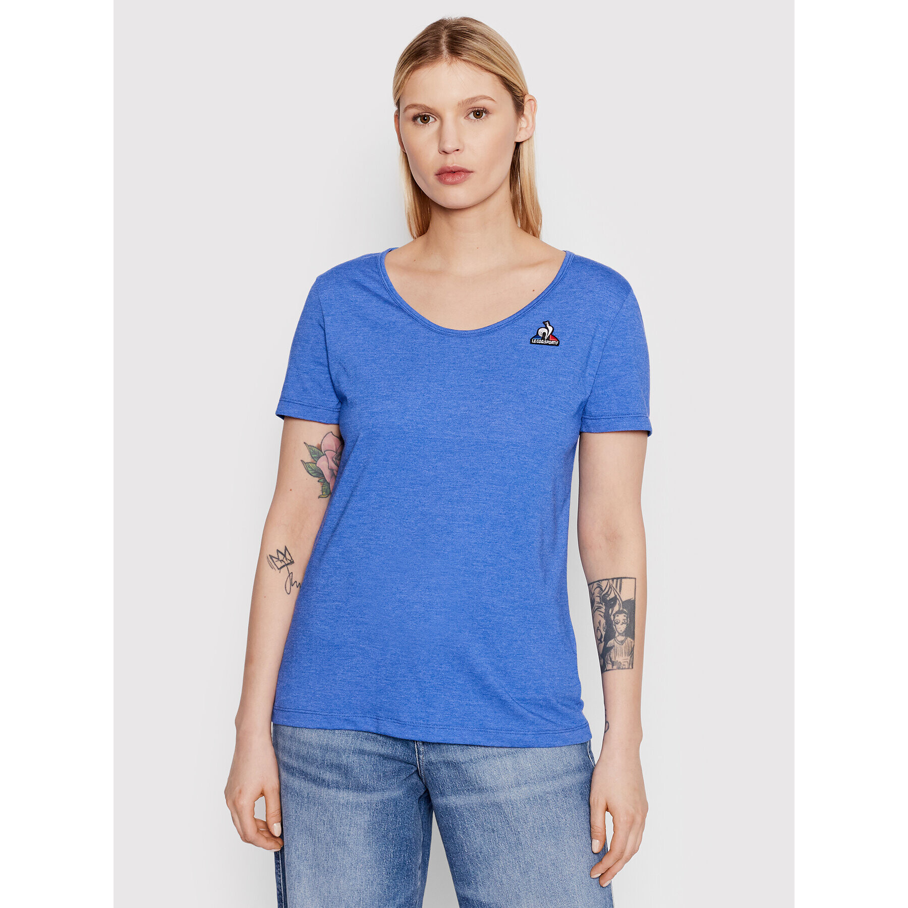 Le Coq Sportif Тишърт 2210523 Син Regular Fit - Pepit.bg