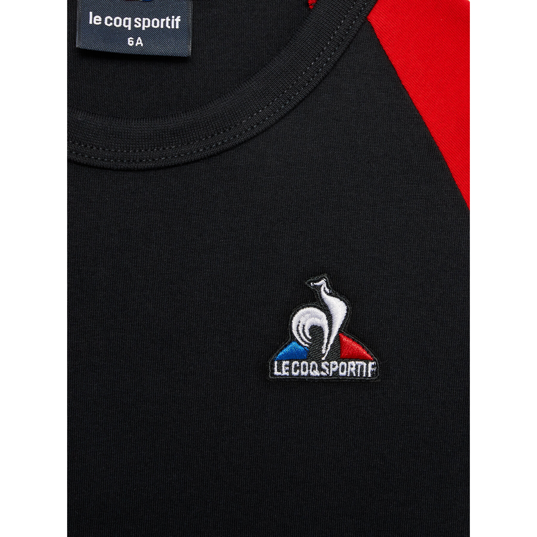 Le Coq Sportif Тишърт 2210529 Черен Regular Fit - Pepit.bg