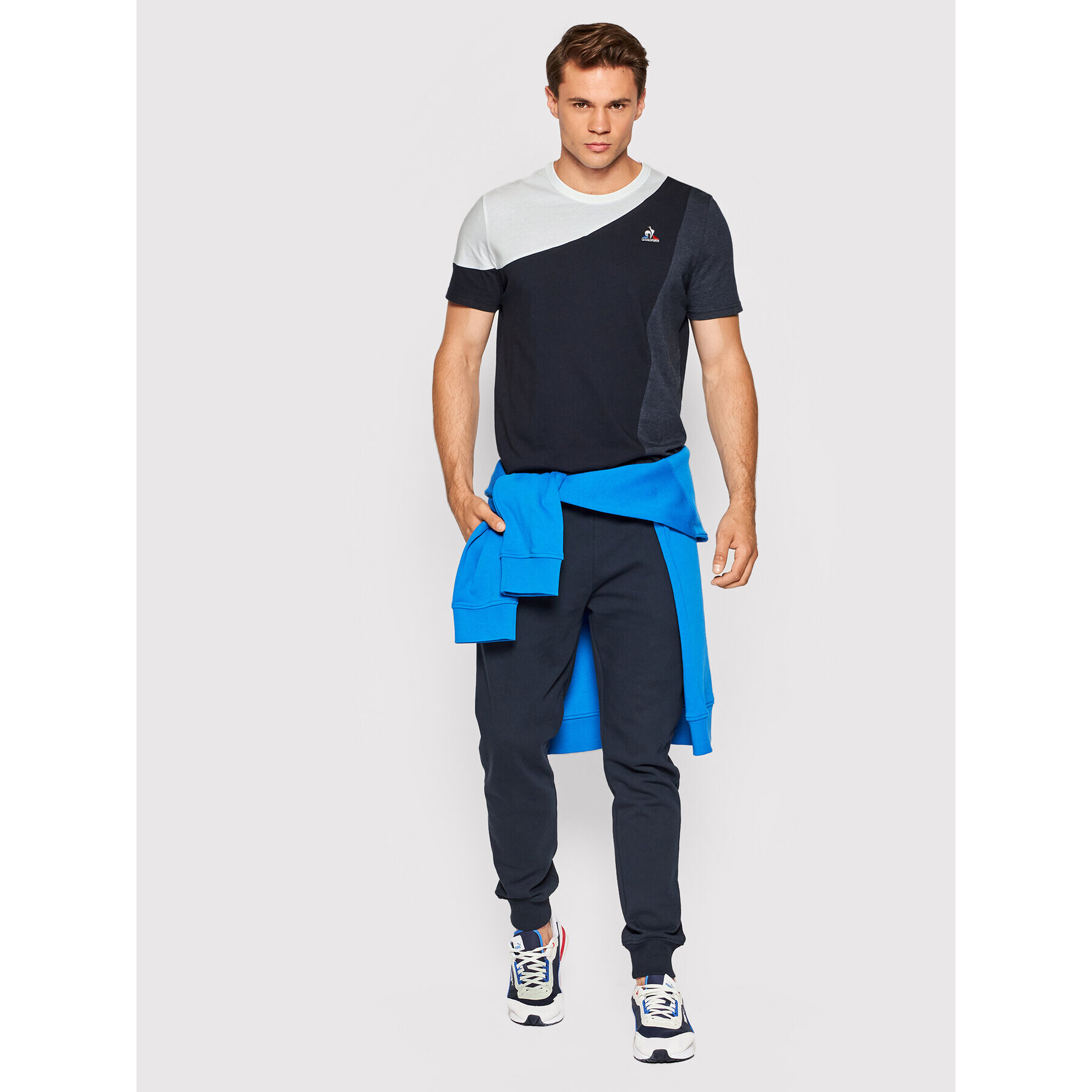 Le Coq Sportif Тишърт 2210551 Тъмносин Regular Fit - Pepit.bg