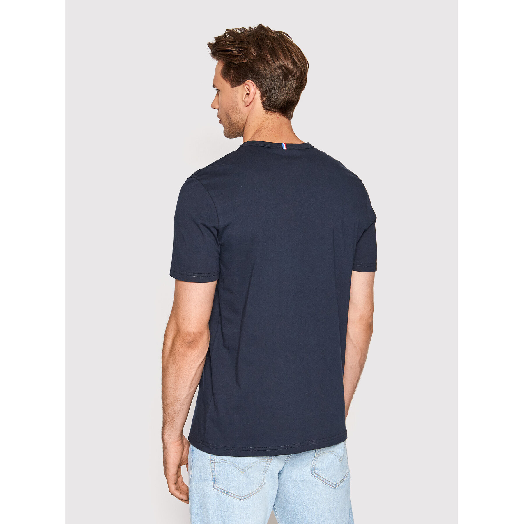 Le Coq Sportif Тишърт 2210560 Тъмносин Regular Fit - Pepit.bg