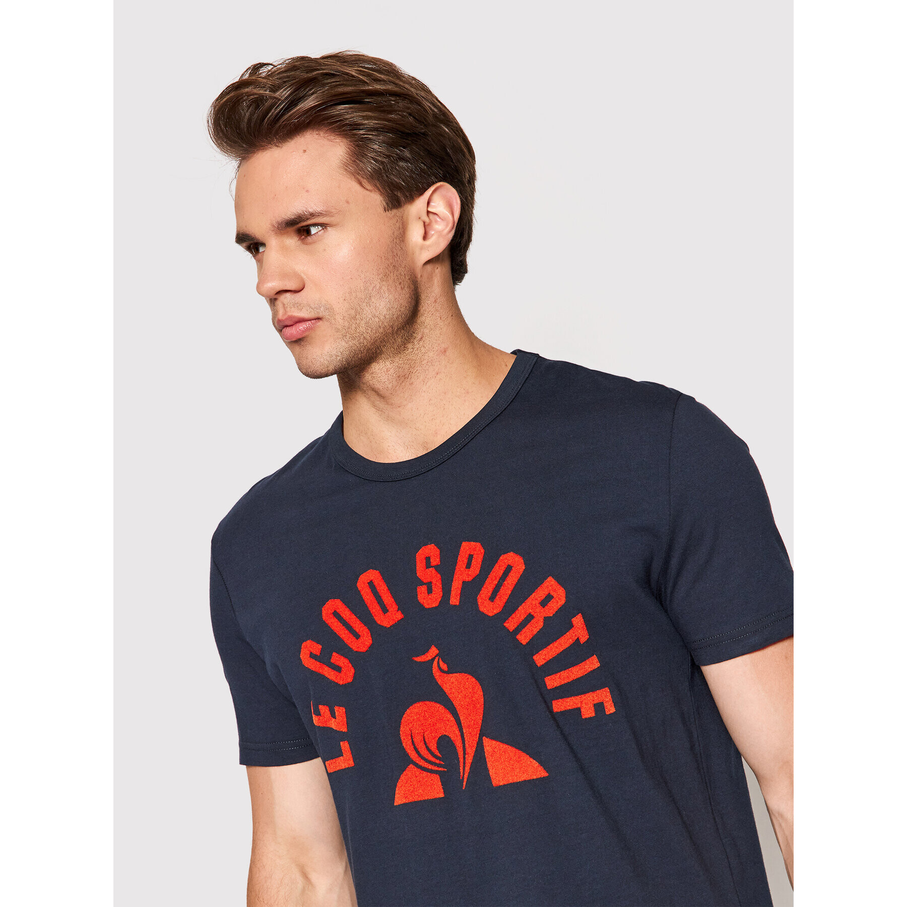 Le Coq Sportif Тишърт 2210560 Тъмносин Regular Fit - Pepit.bg