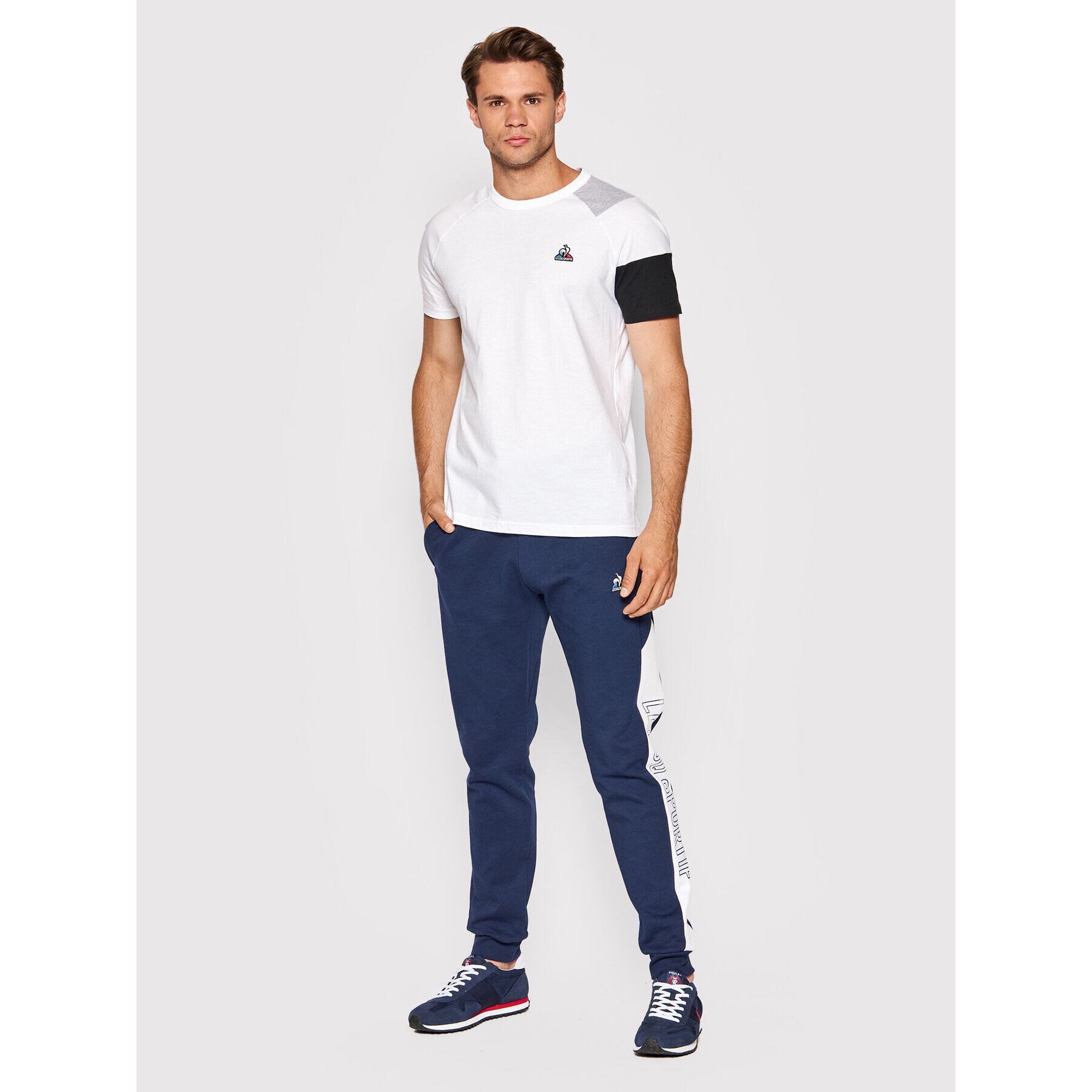 Le Coq Sportif Тишърт 2210565 Бял Regular Fit - Pepit.bg