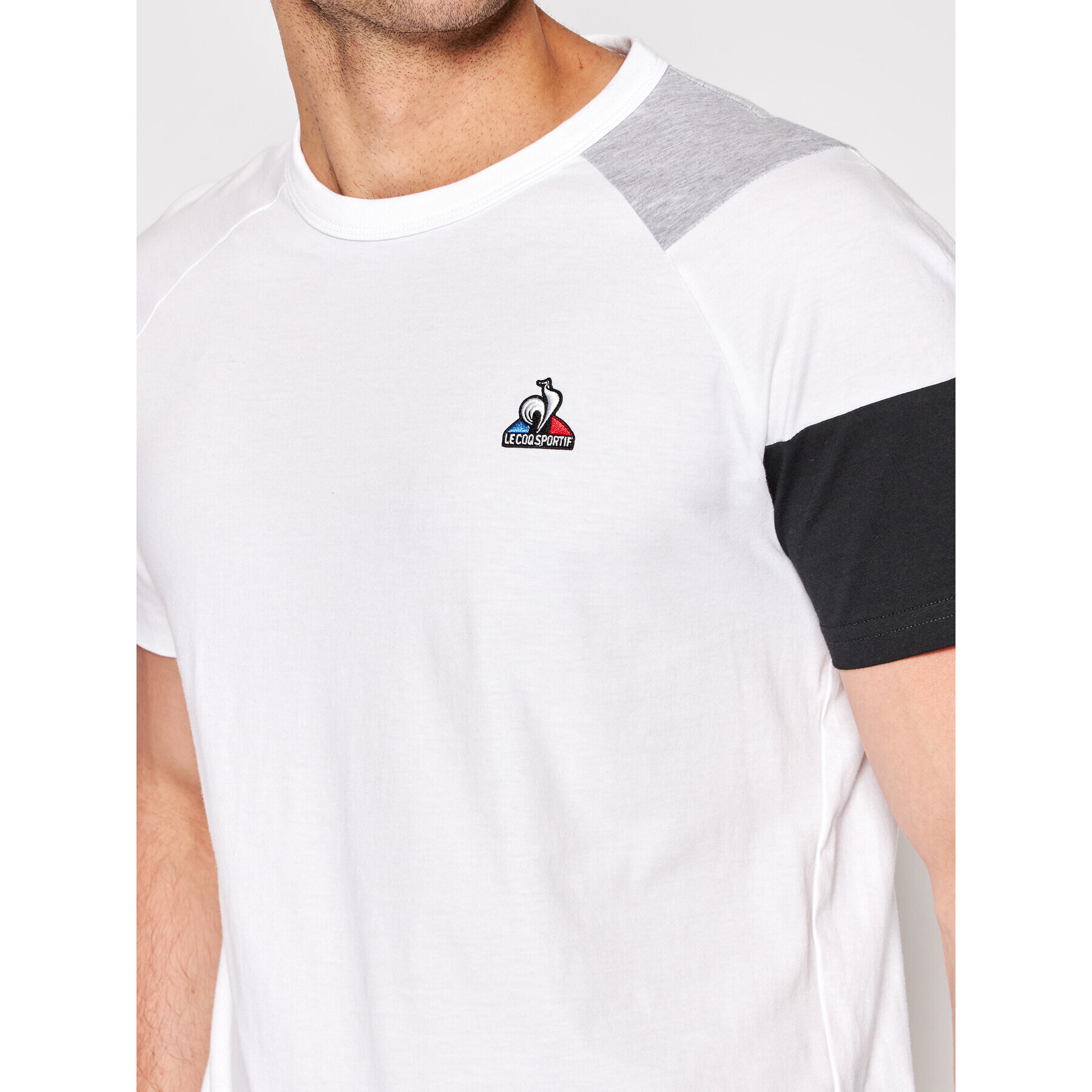 Le Coq Sportif Тишърт 2210565 Бял Regular Fit - Pepit.bg